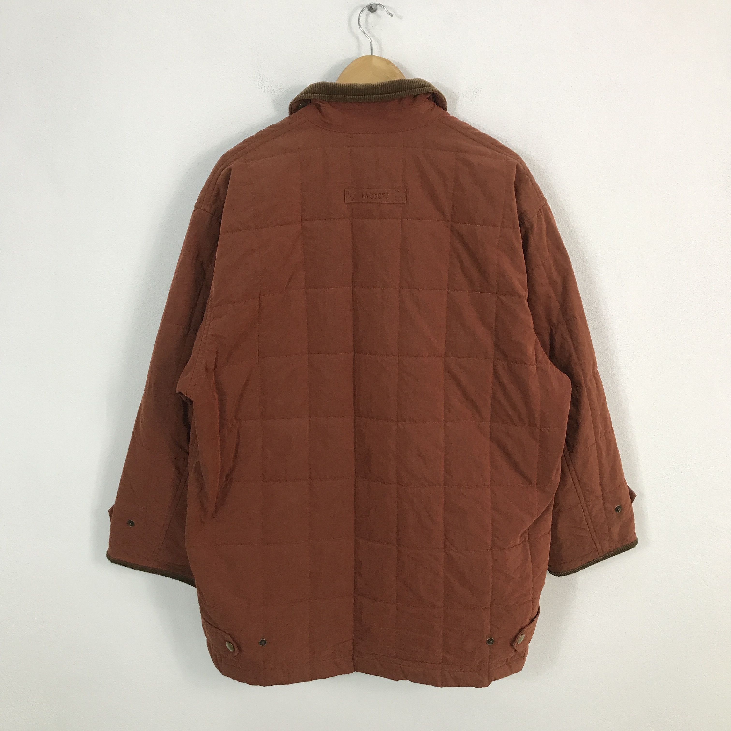 Lacoste × Vintage Vtg Lacoste Snap Button Collar Corduroy jacket Size US XL / EU 56 / 4 - 2 Thumbnail