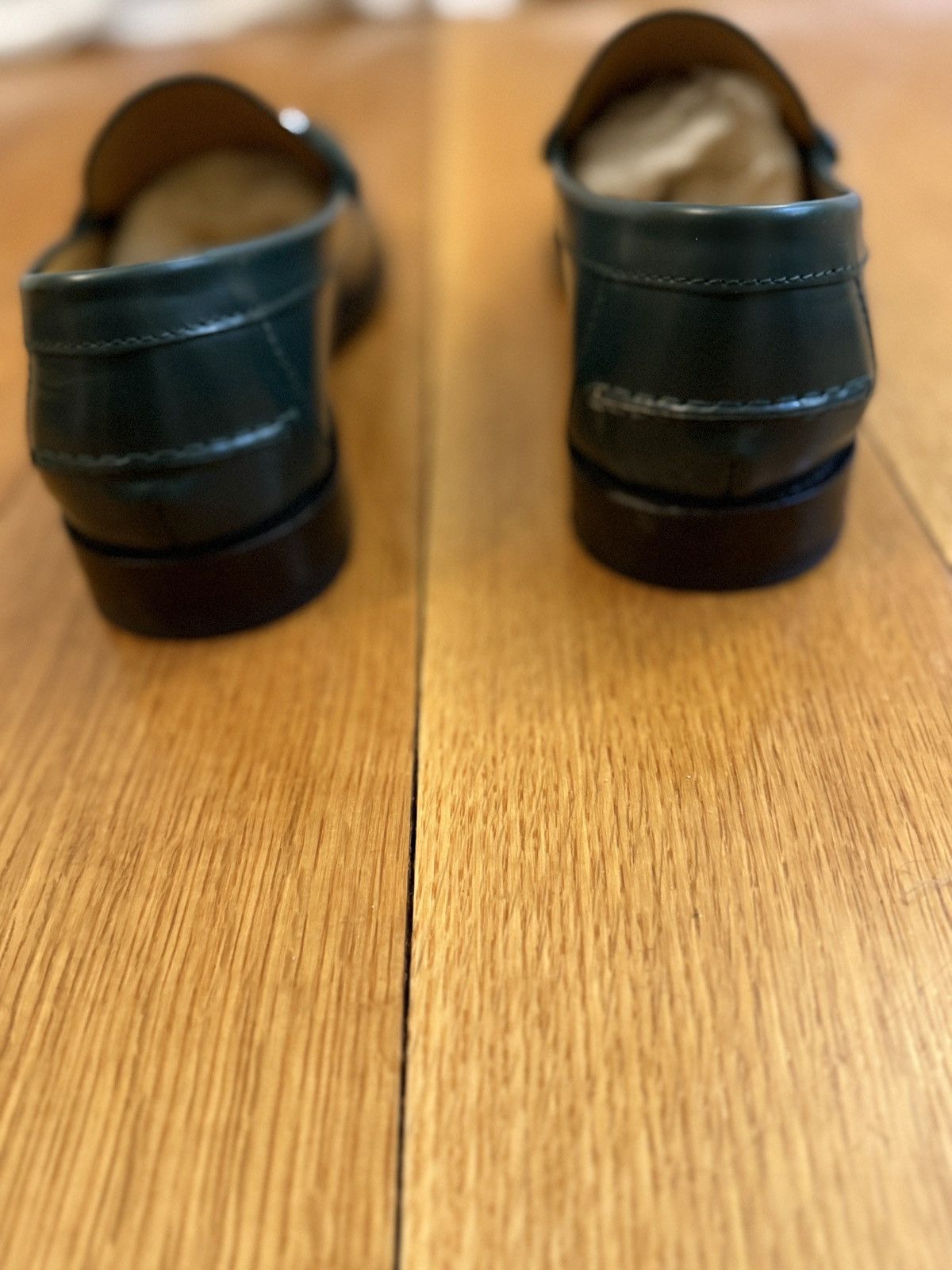Gucci Gucci Green Leather Horsebit Loafers UK 8 / US 9 Size US 9 / EU 42 - 4 Thumbnail