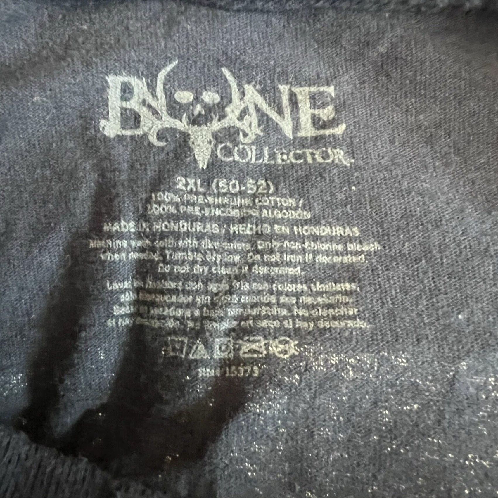 Vintage Bone Collector T-Shirt Shirt Men 2XL Blue Graphic Fishing 2008s Fall Spring Summer Skull Logo Vintage? No Size US XXL / EU 58 / 5 - 6 Thumbnail