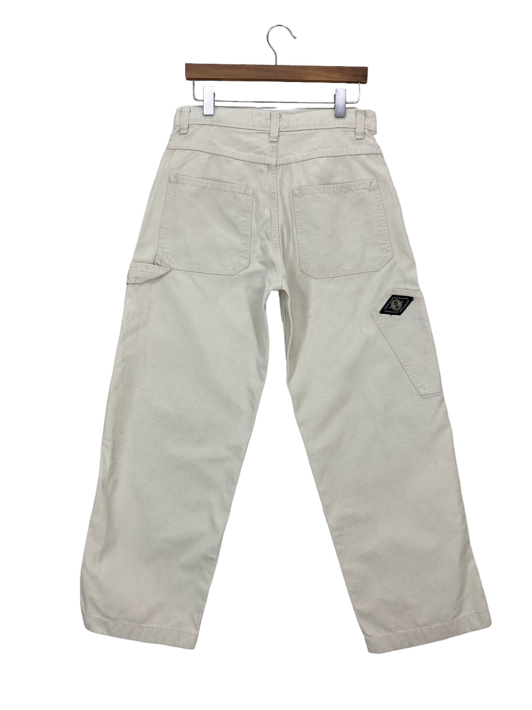 image of Distressed Denim Arizona Carpenter Jeans Hickory Skateboard Distressed in Beige White (Size 32)