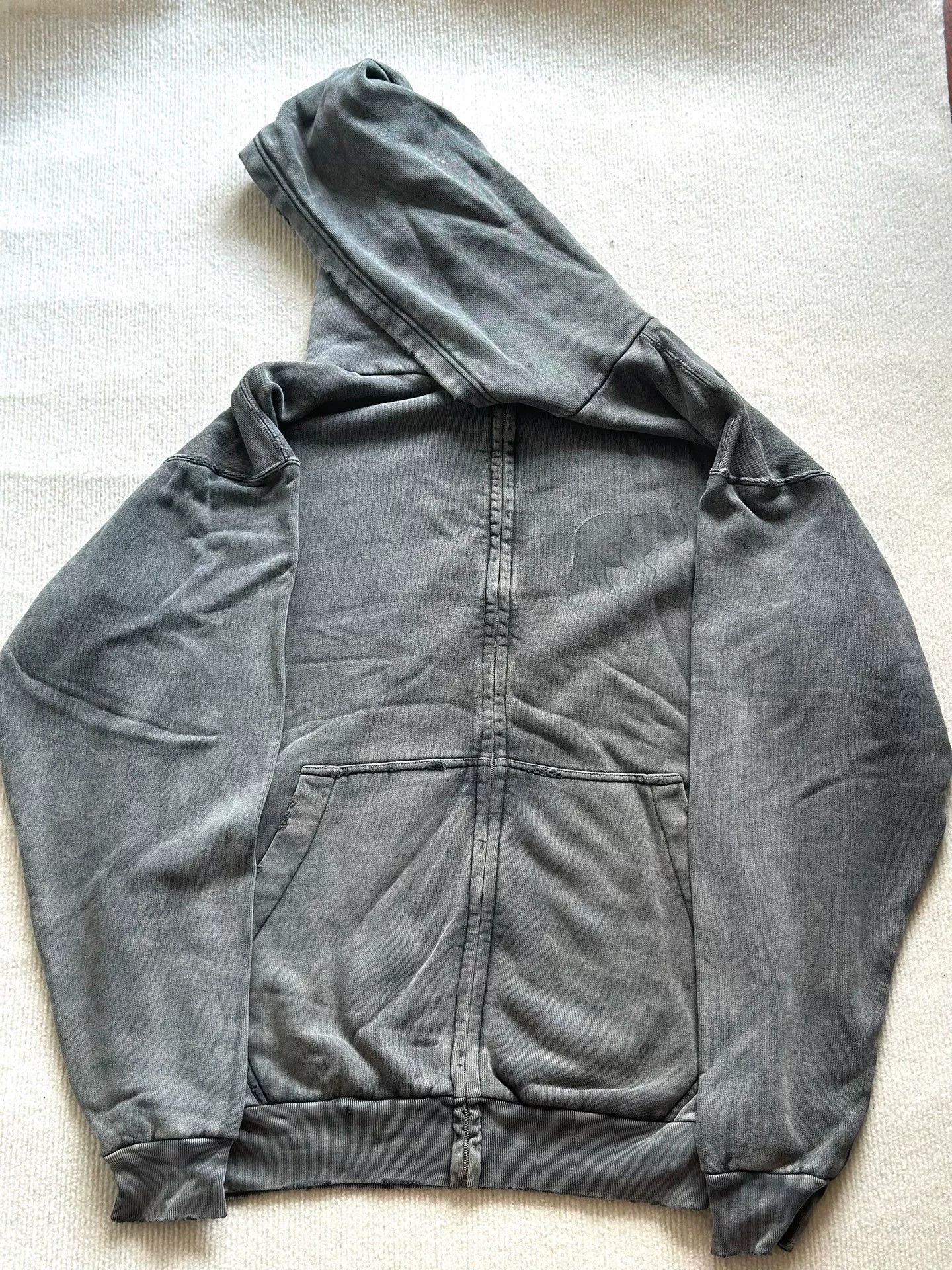 Balenciaga Balenciaga Eco Distressed Hoodie Size US M / EU 48-50 / 2 - 1 Thumbnail