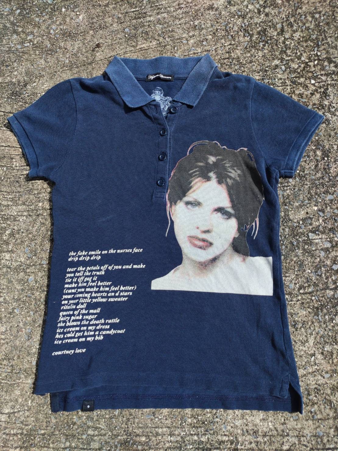 Hysteric Glamour x Courtney Love Polo Shirt