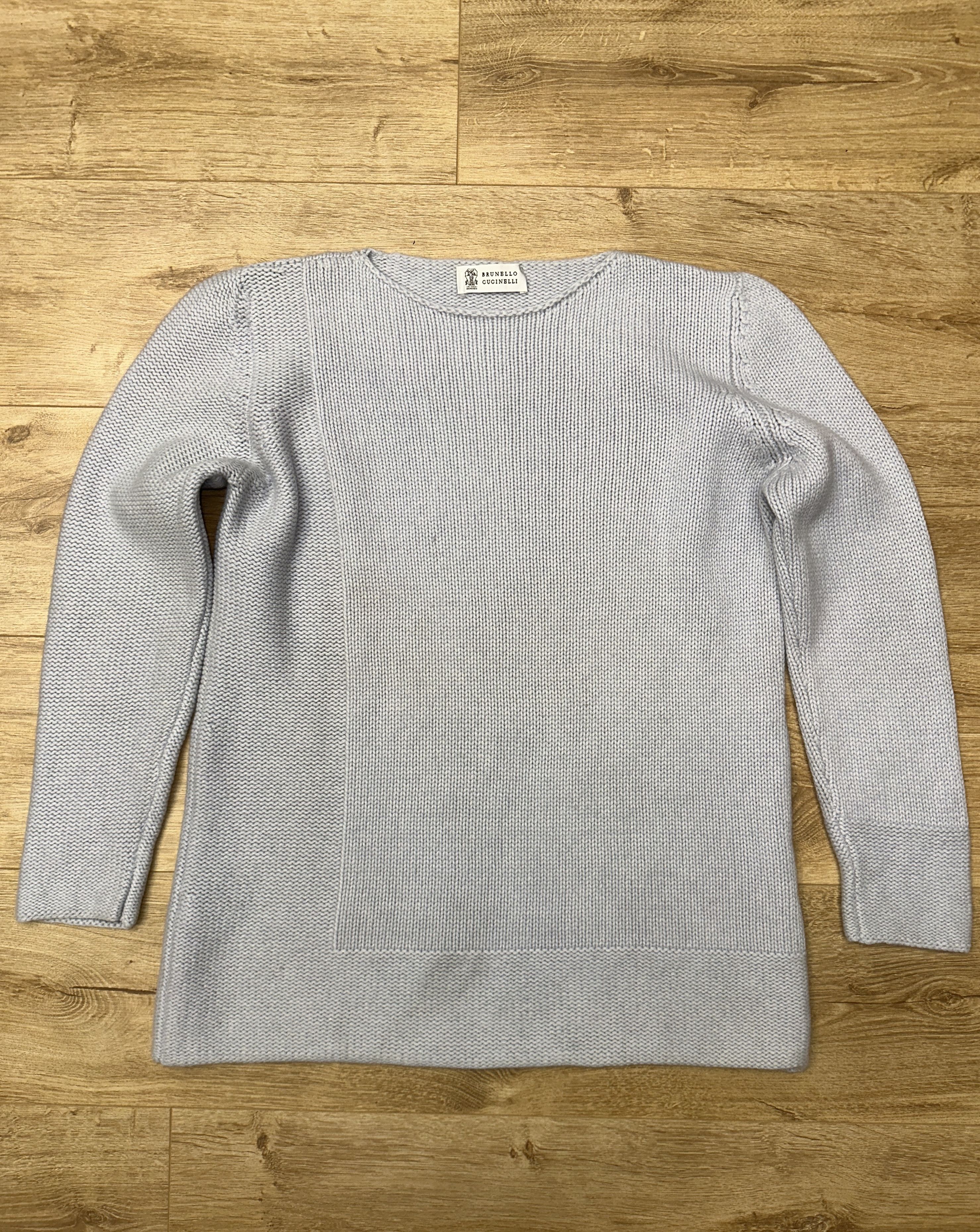 Brunello Cucinelli Brunello Cucinelli XL Sweater Cashmere Silk Textured Knit Size XL / US 12-14 / IT 48-50 - 10 Thumbnail