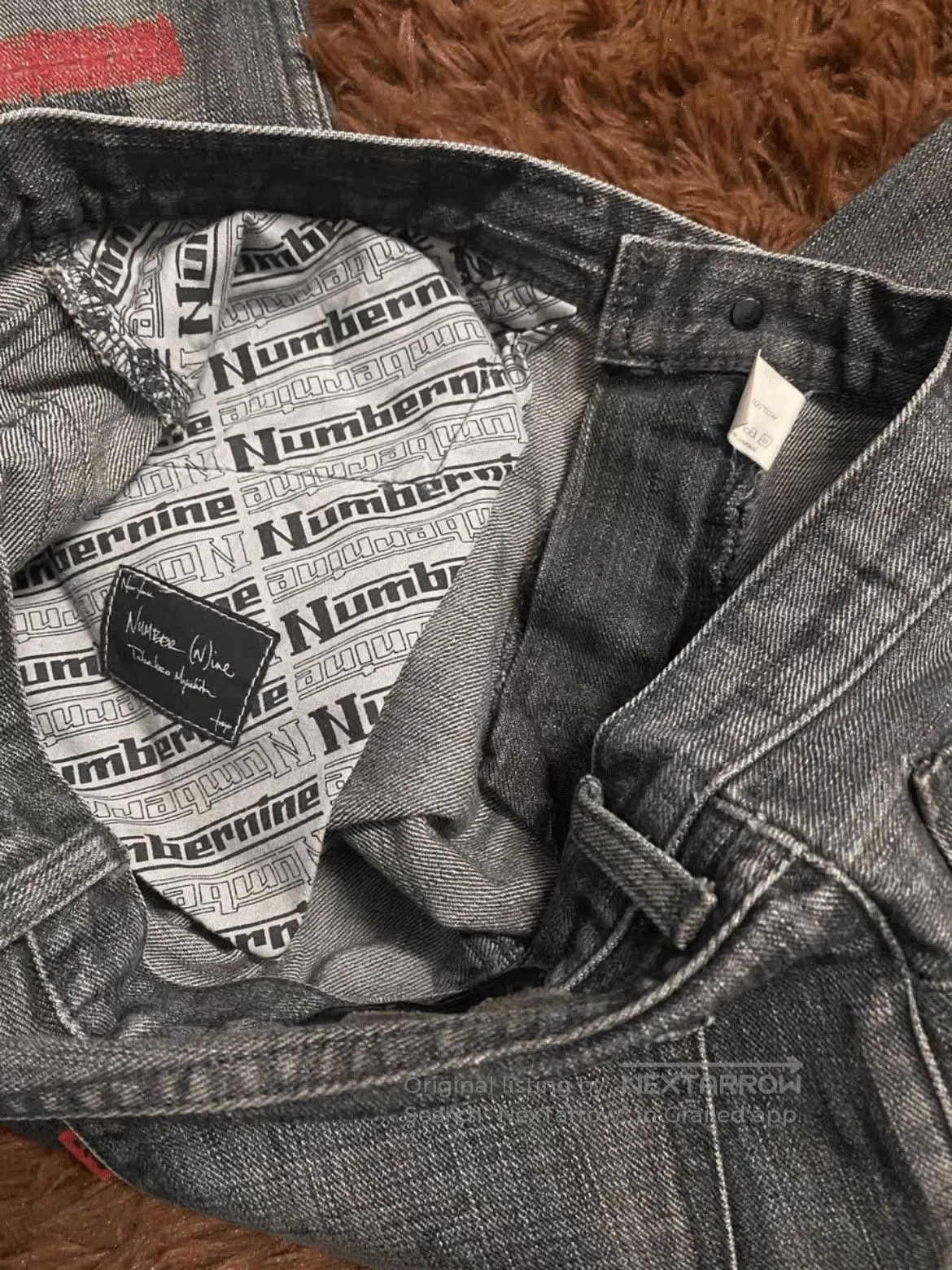 Number (N)ine Sz 2x28 Number Nine 05SS Distressed Patches Denim. Size US 30 / EU 46 - 3 Thumbnail