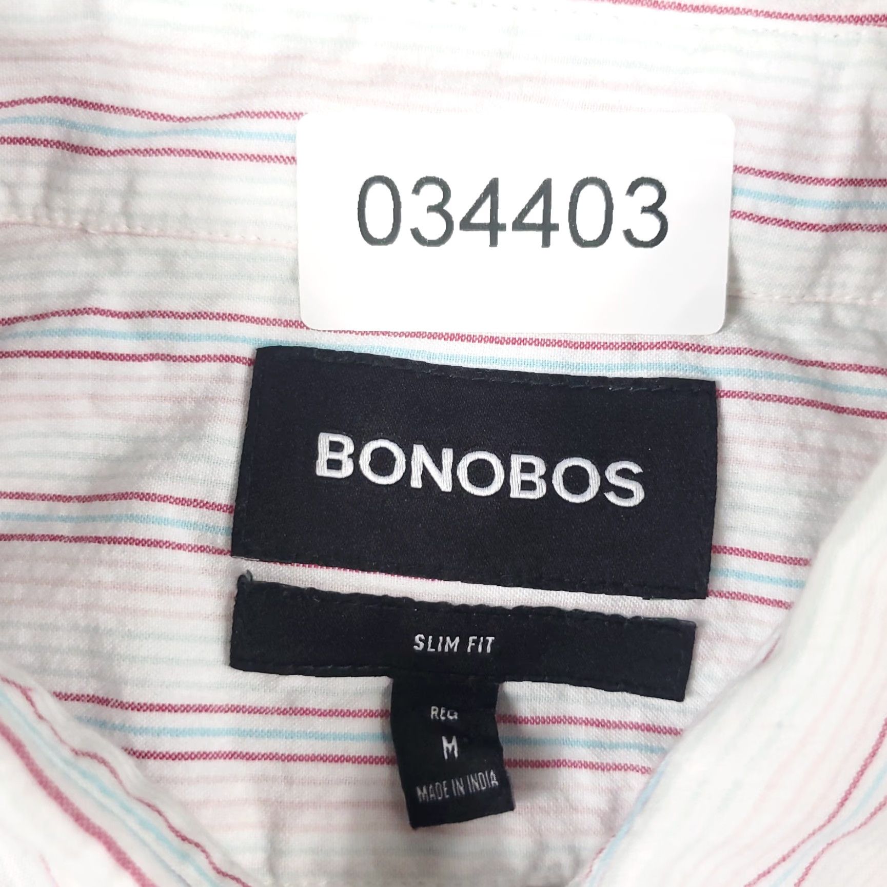 Bonobos Bonobos Shirt Mens Medium Gray Striped Button-Up Short Sleeve Casual Business Formal Workwear Classic Preppy Mens Medium Gray Striped Bonobos Shirt Size US M / EU 48-50 / 2 - 7 Thumbnail