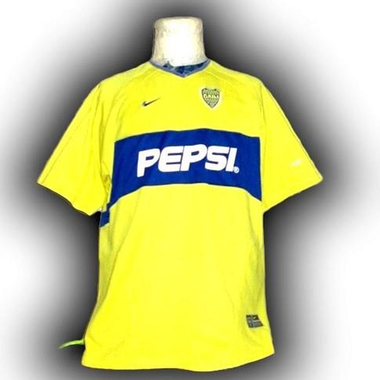 Nike Boca Juniors Argentina 2002 2003 2004 Away Shirt Jersey Size US XL / EU 56 / 4 - 2 Thumbnail