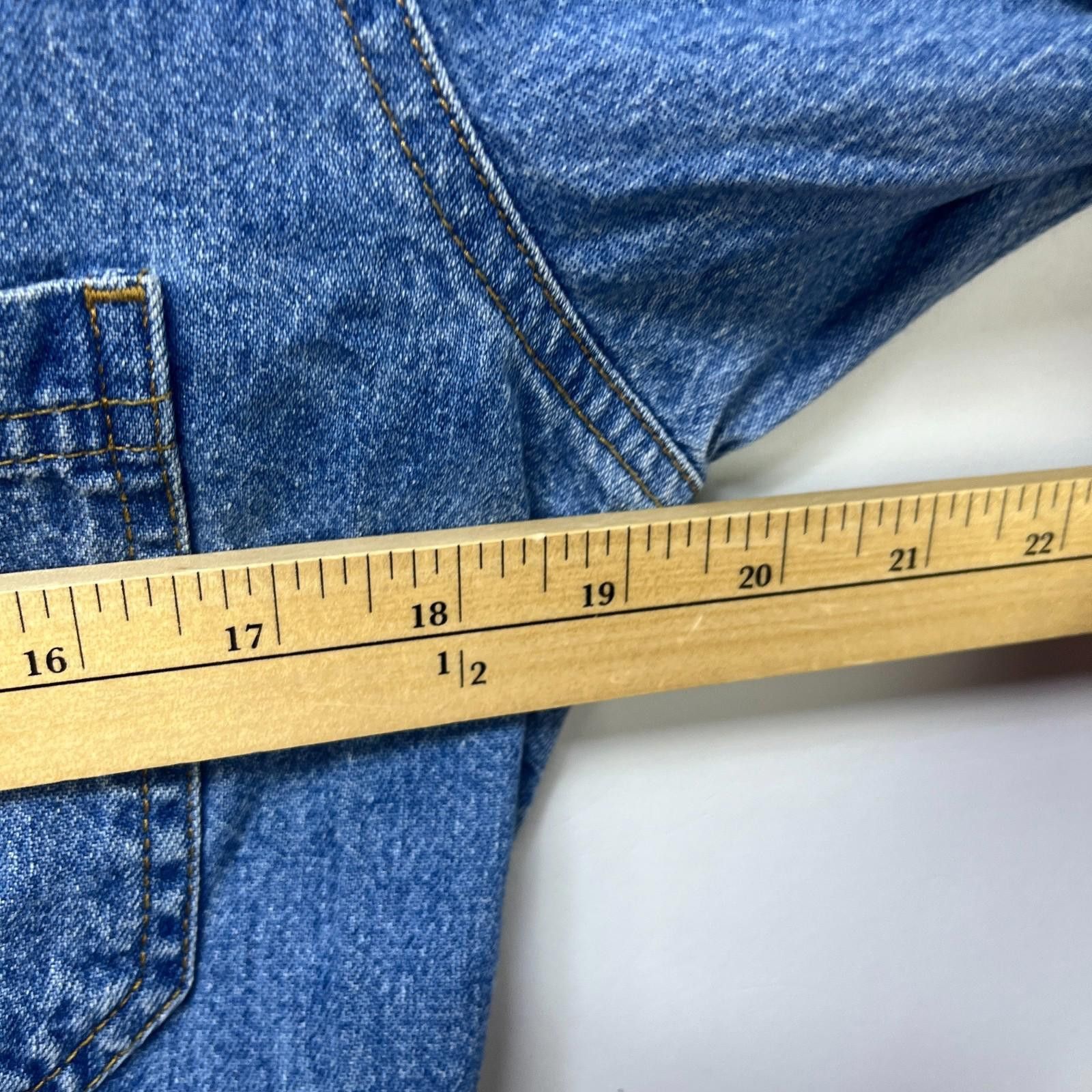Levi's Vintage 90s Levis Button Up Long Sleeve Shirt Womens Medium Size M / US 6-8 / IT 42-44 - 6 Thumbnail