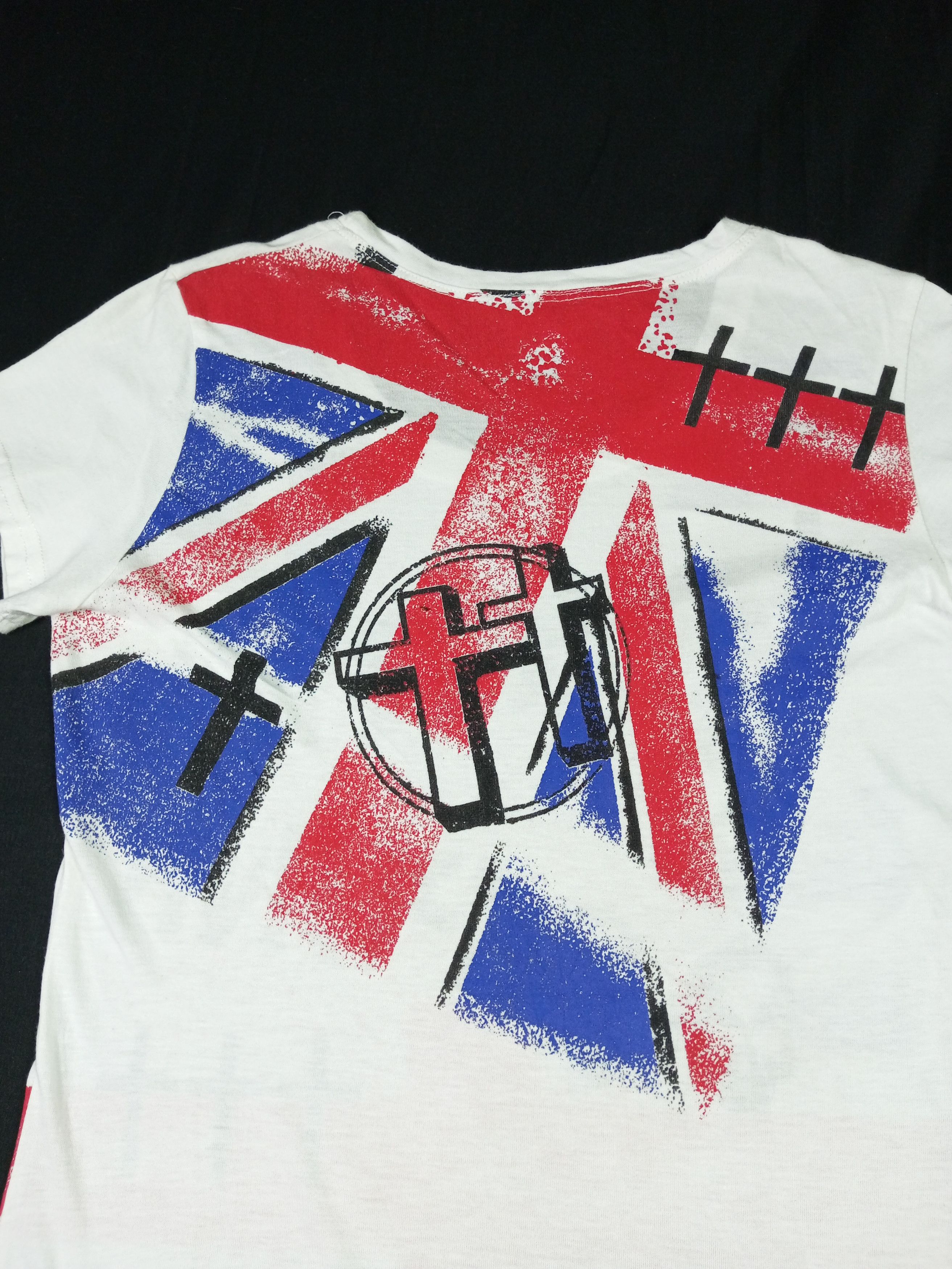 Japanese Brand ☠️TUCTION PUNK Style Skull And Cross Pattern 🕸️ Size S / US 4 / IT 40 - 13 Thumbnail