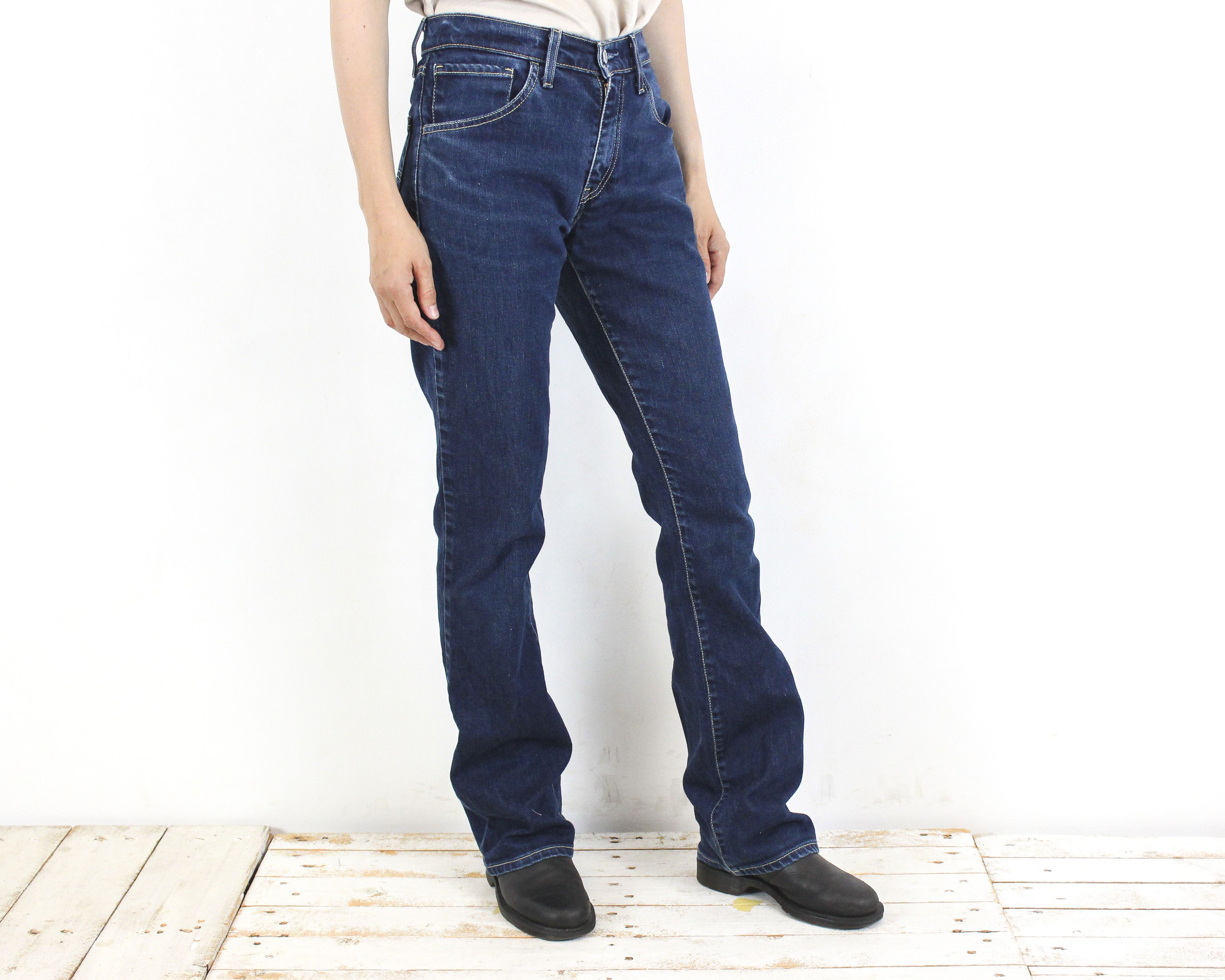 Levi's × Levi's Vintage Clothing × Vintage Bootcut Women W28 L34 Denim Jeans Trousers Pants Y2K Flared Size 28" / US 6 / IT 42 - 2 Thumbnail