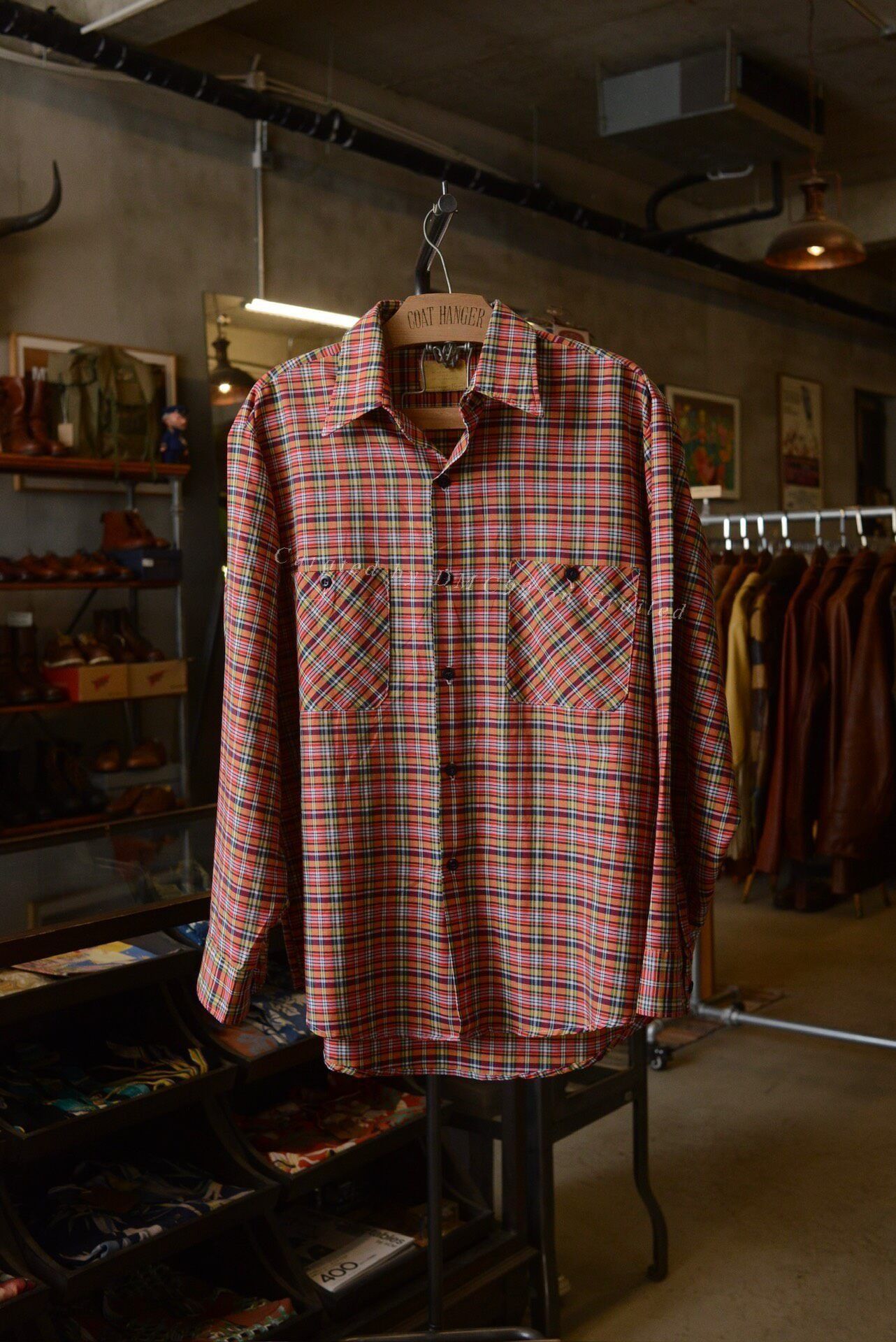 Sears Sears 1970s Plaid Shirt Double Pocket Size US M / EU 48-50 / 2 - 1 Thumbnail