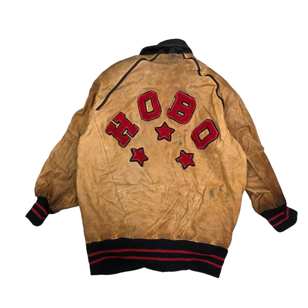 Japanese Brand 🔥VINTAGE LEATHER JACKET NORTH BEACH LEATHER ISSEY MIYAKE Size US S / EU 44-46 / 1 - 2 Thumbnail