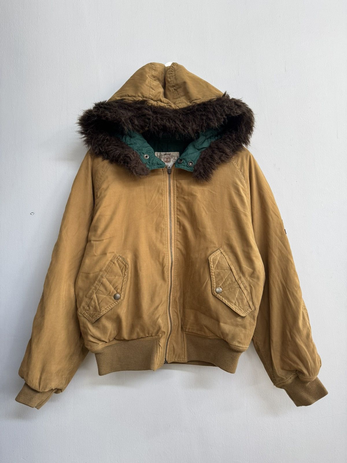 14th Addiction VINTAGE VETEMENTS MEN’S MELROSE FAUX STUDDED HOODIE JACKET Size US M / EU 48-50 / 2 - 1 Thumbnail