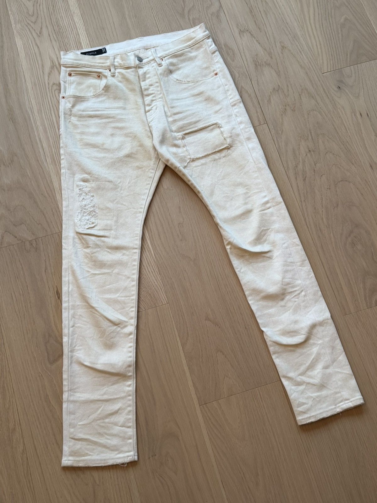 Purple Denim Jeans