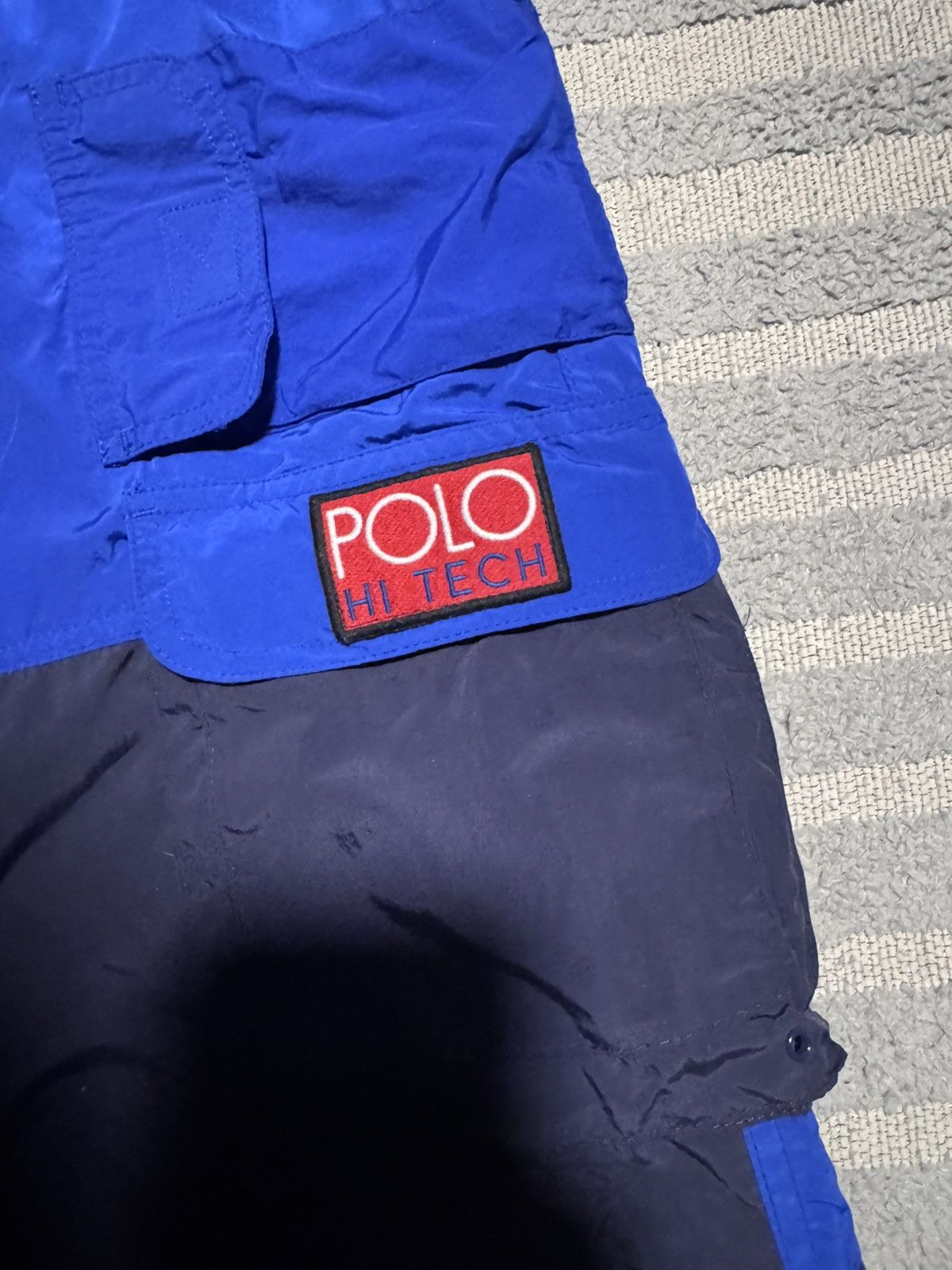 Polo Ralph Lauren RARE 2010s Polo Hi-Tech Nylon Pants Size US 36 / EU 52 - 3 Thumbnail