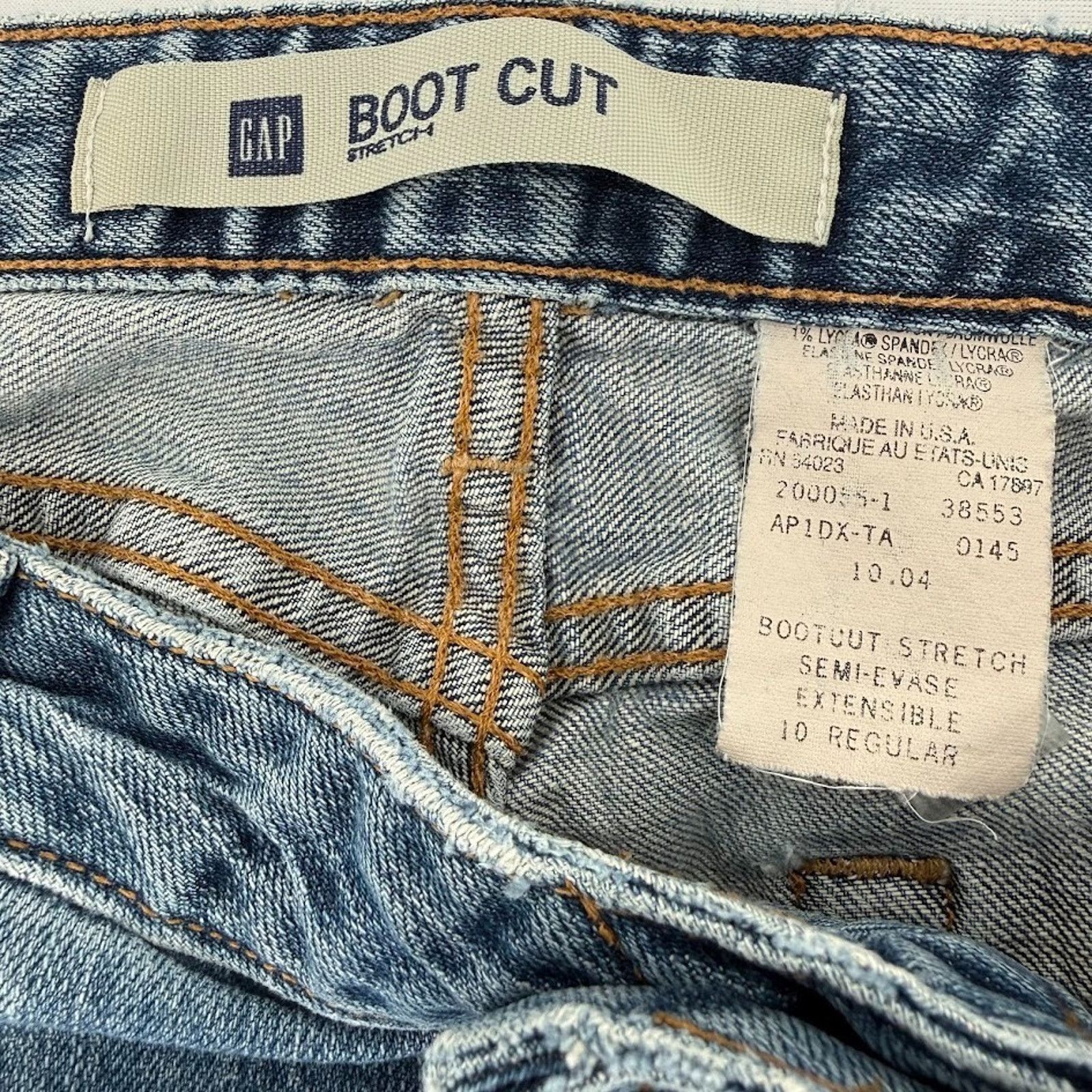 Gap Gap Womens Jeans Size 10 Light Wash Stretch Vintage Size 32" / US 10 / IT 46 - 3 Thumbnail