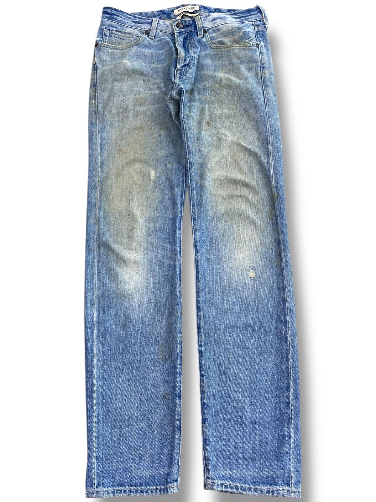 Levi's Made & Crafted Levi’s Made & Crafted Faded Blue Wash Style Soft Denim Size US 31 - 1 Thumbnail