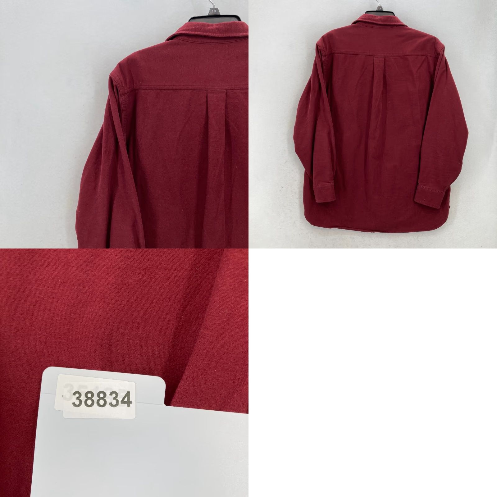 Vintage L.L. Bean Chamois Cloth Shirt Mens Large Red Flannel Pockets Long Sleeve Hiking Size US L / EU 52-54 / 3 - 9 Thumbnail