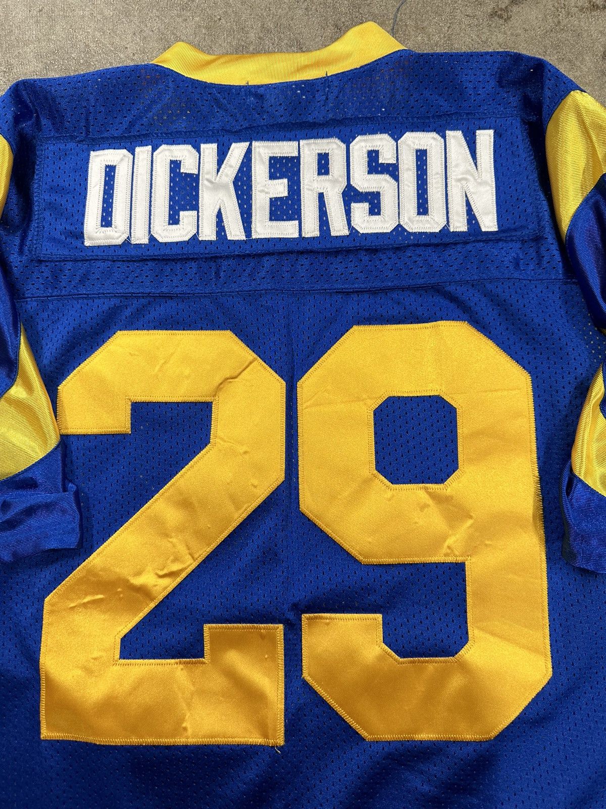 Mitchell & Ness Vintage 90s Mitchell & Ness Dickerson St.Louis Rams Jersey Size US XL / EU 56 / 4 - 12 Thumbnail
