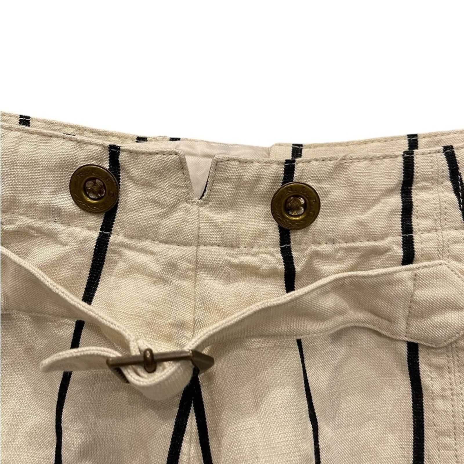 Polo Ralph Lauren Polo Ralph Lauren linen striped pants size:8 Size 30" / US 8 / IT 44 - 6 Thumbnail