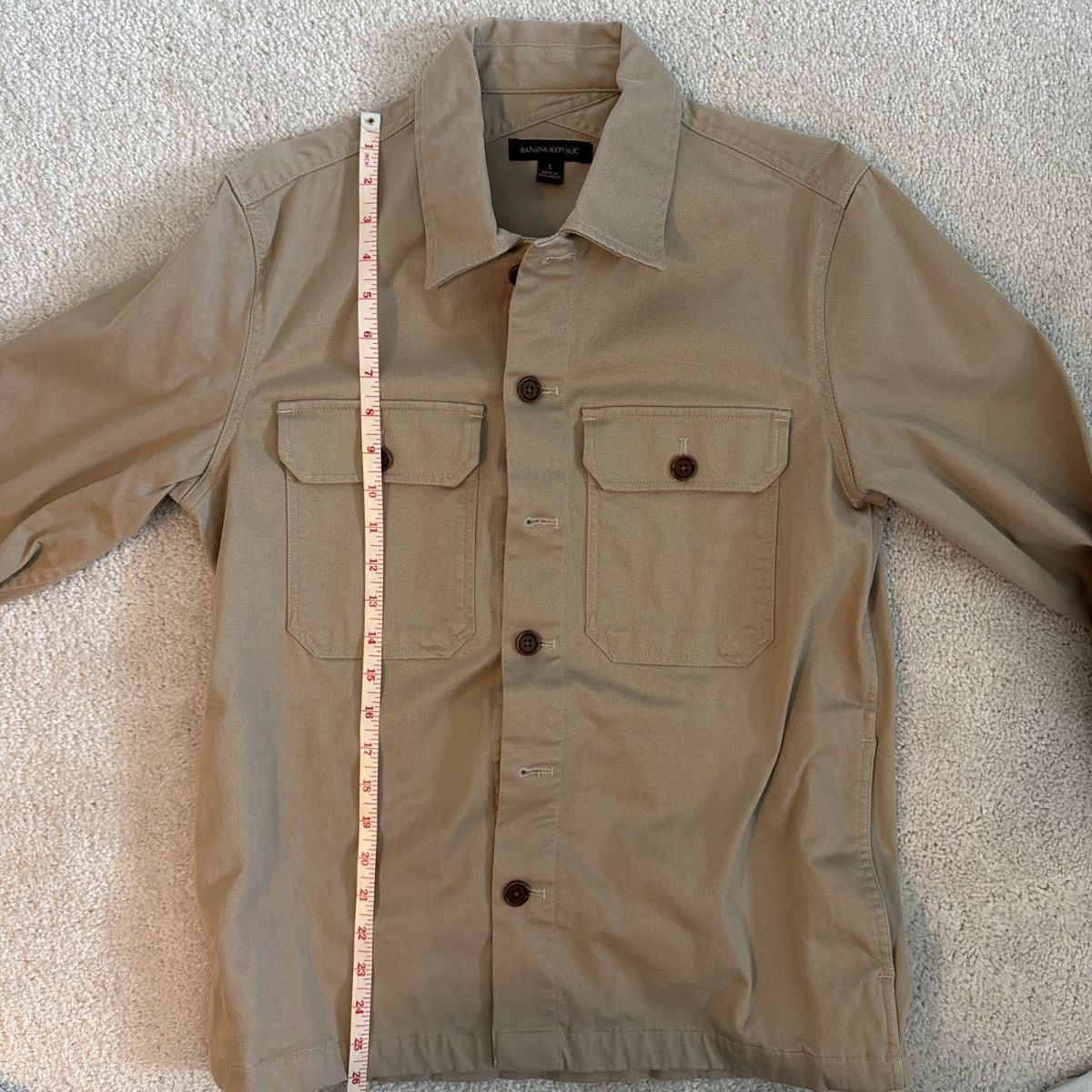 Banana Republic Khaki Button up shirt Size US S / EU 44-46 / 1 - 1 Thumbnail