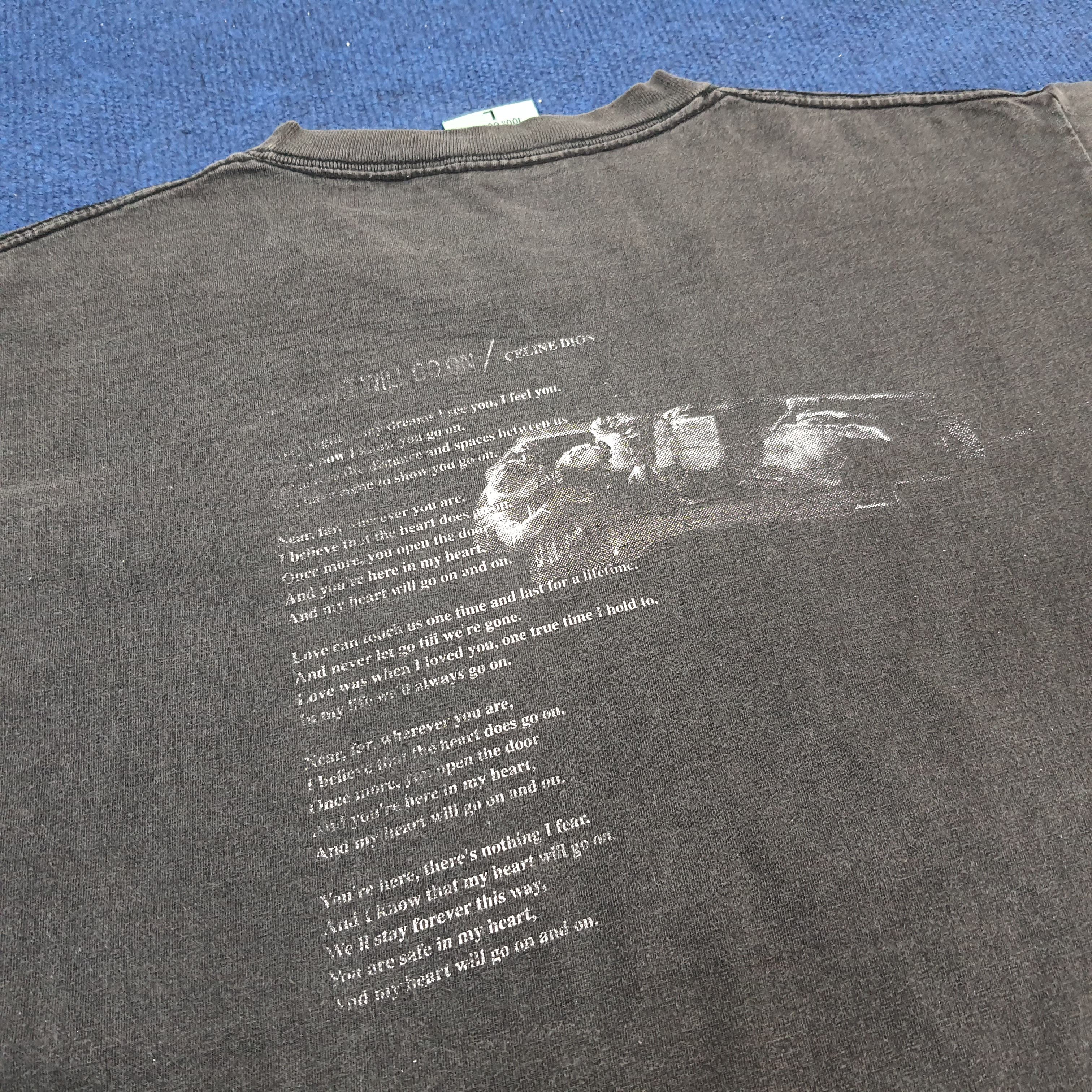 Vintage Vintage Titanic Leonardo Kate Winslet American Movie Tshirt Size US L / EU 52-54 / 3 - 4 Thumbnail
