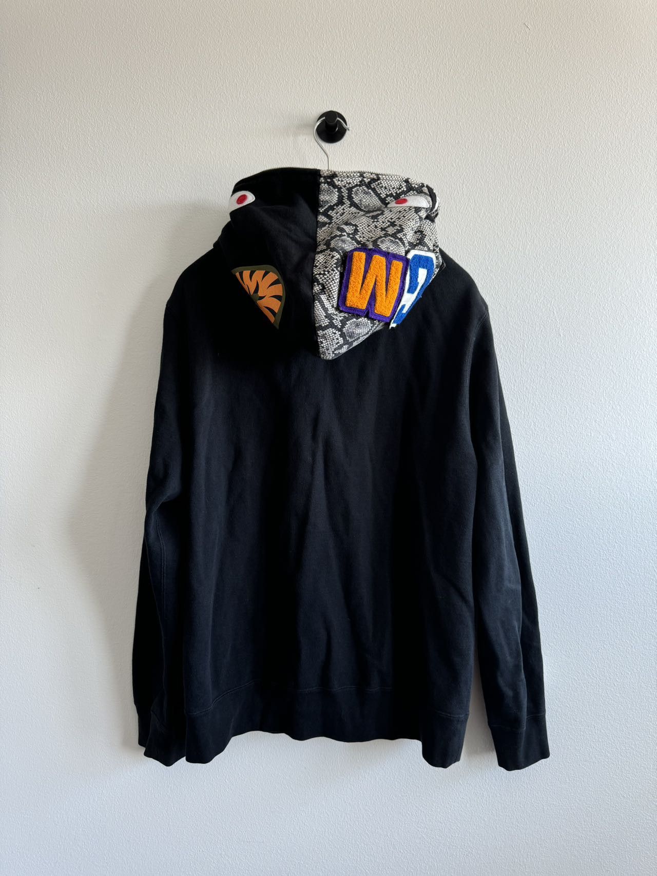 Bape Bape Sneakskin Shark Full Zip Hoodie Size US XL / EU 56 / 4 - 3 Thumbnail