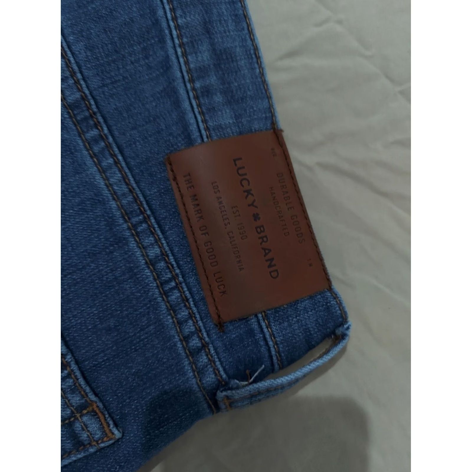 Lucky Brand VINTAGE? Lucky Brand 221 Jeans 40x30 Denim Pants Stretch Straight Mens Blue 40 Regular Jeans Mens Size US 40 / EU 56 - 3 Thumbnail