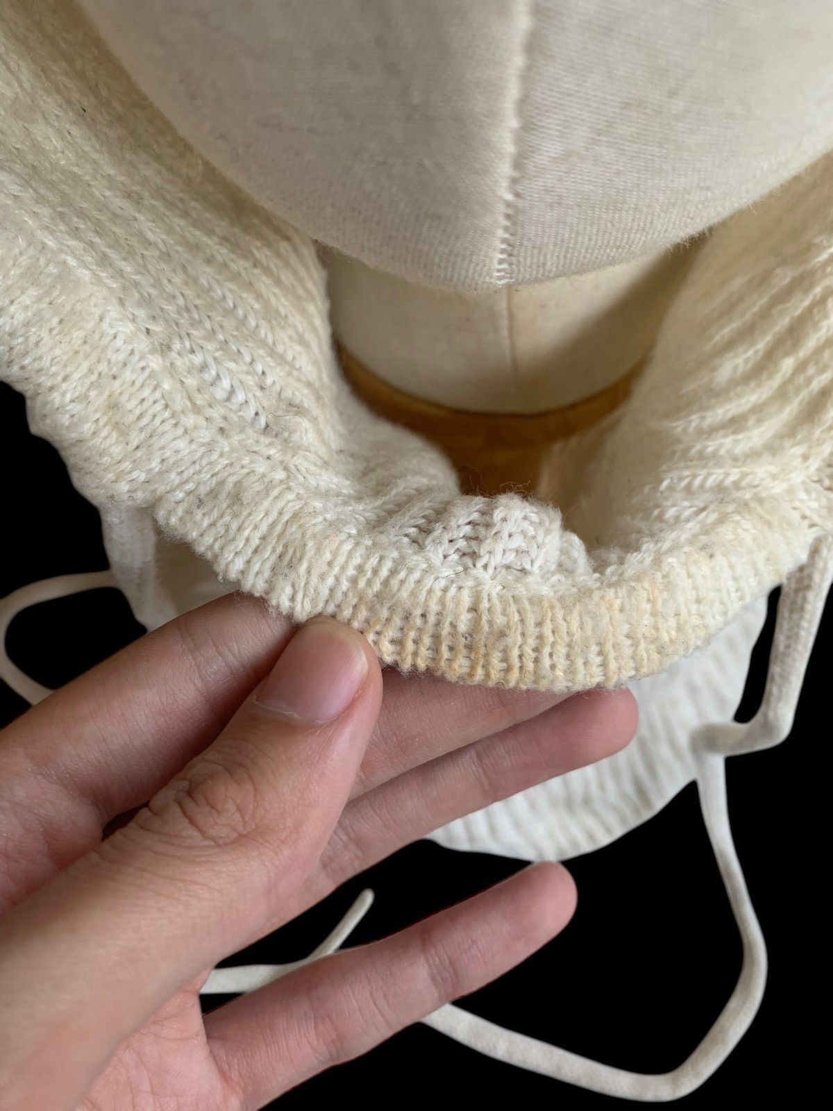 Japanese Brand × Vintage Knitted Balaclava Hoodie Streetwear Winter Sessions Hats Size ONE SIZE - 6 Thumbnail