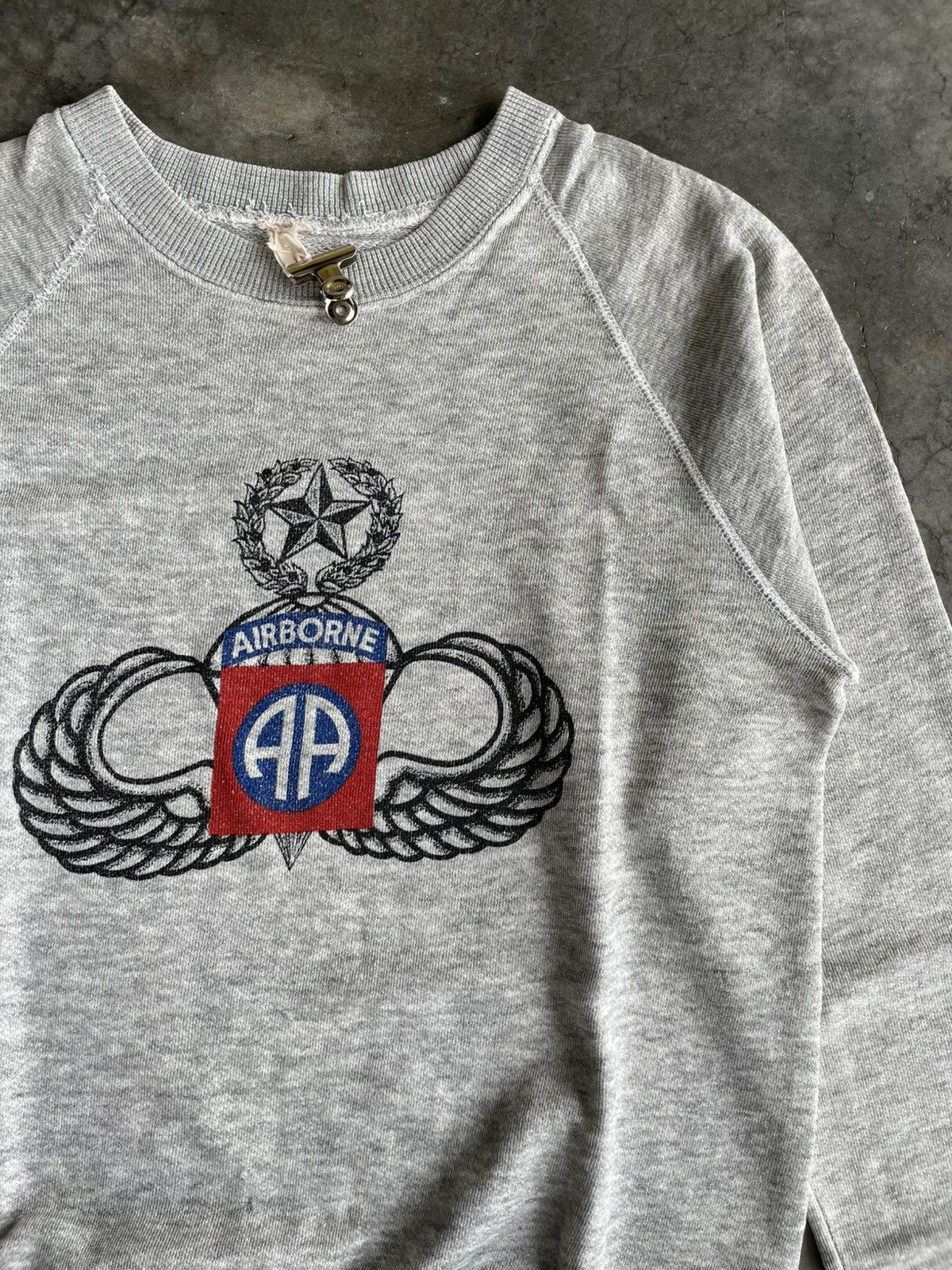 Vintage VTG 80s Airborne Forces U.S. Army Sweatshirt Size US M / EU 48-50 / 2 - 4 Thumbnail
