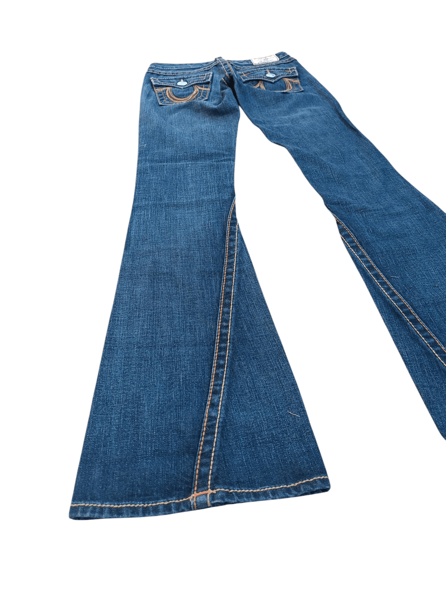 True Religion × Vintage True Religion Rainbow Joey Flare Jeans TR017 Size 27" / US 4 / IT 40 - 7 Thumbnail