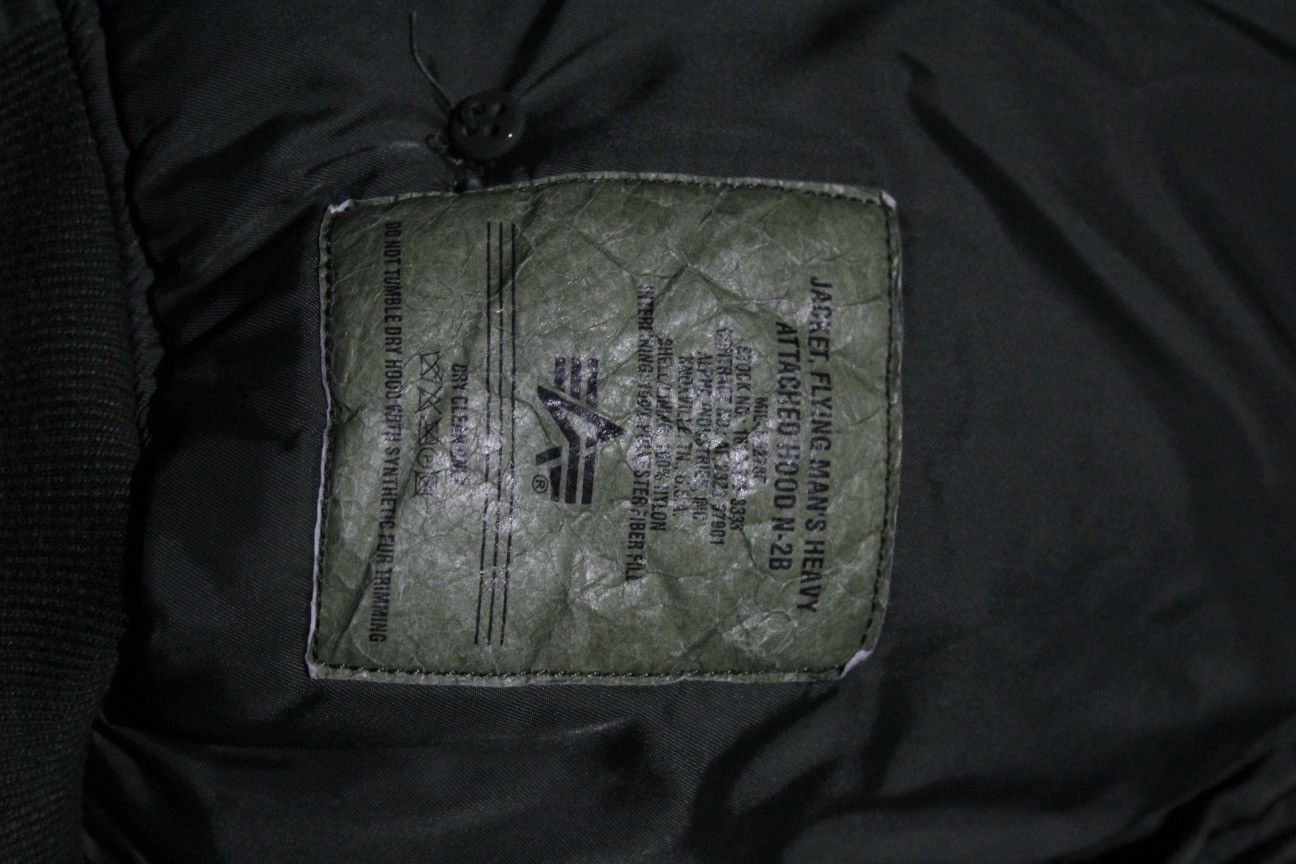 Alpha Industries Alpha Industries N-2B “Flying Man’s” Hooded Jacket Size US XL / EU 56 / 4 - 3 Thumbnail
