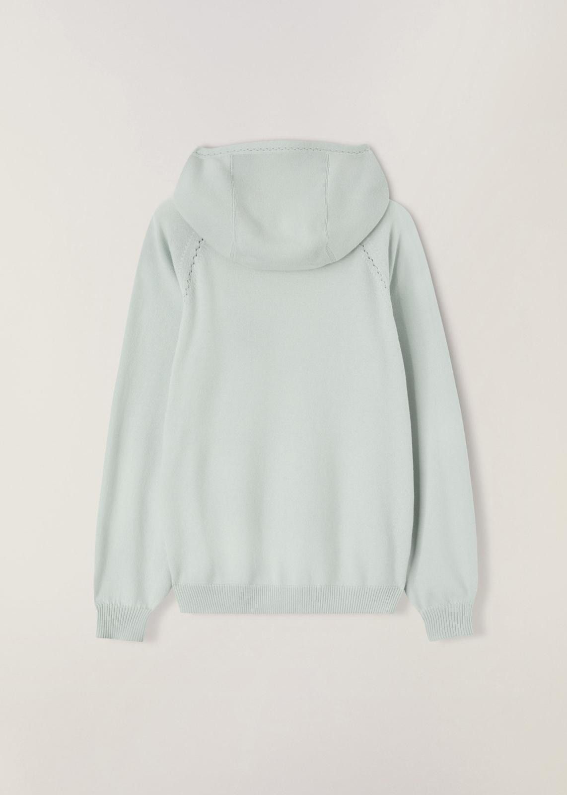 Loro Piana o1srvl11e1024 Cocooning Hooded Bomber in Light Mint Size XXL / US 16-18 / IT 52-54 - 2 Thumbnail
