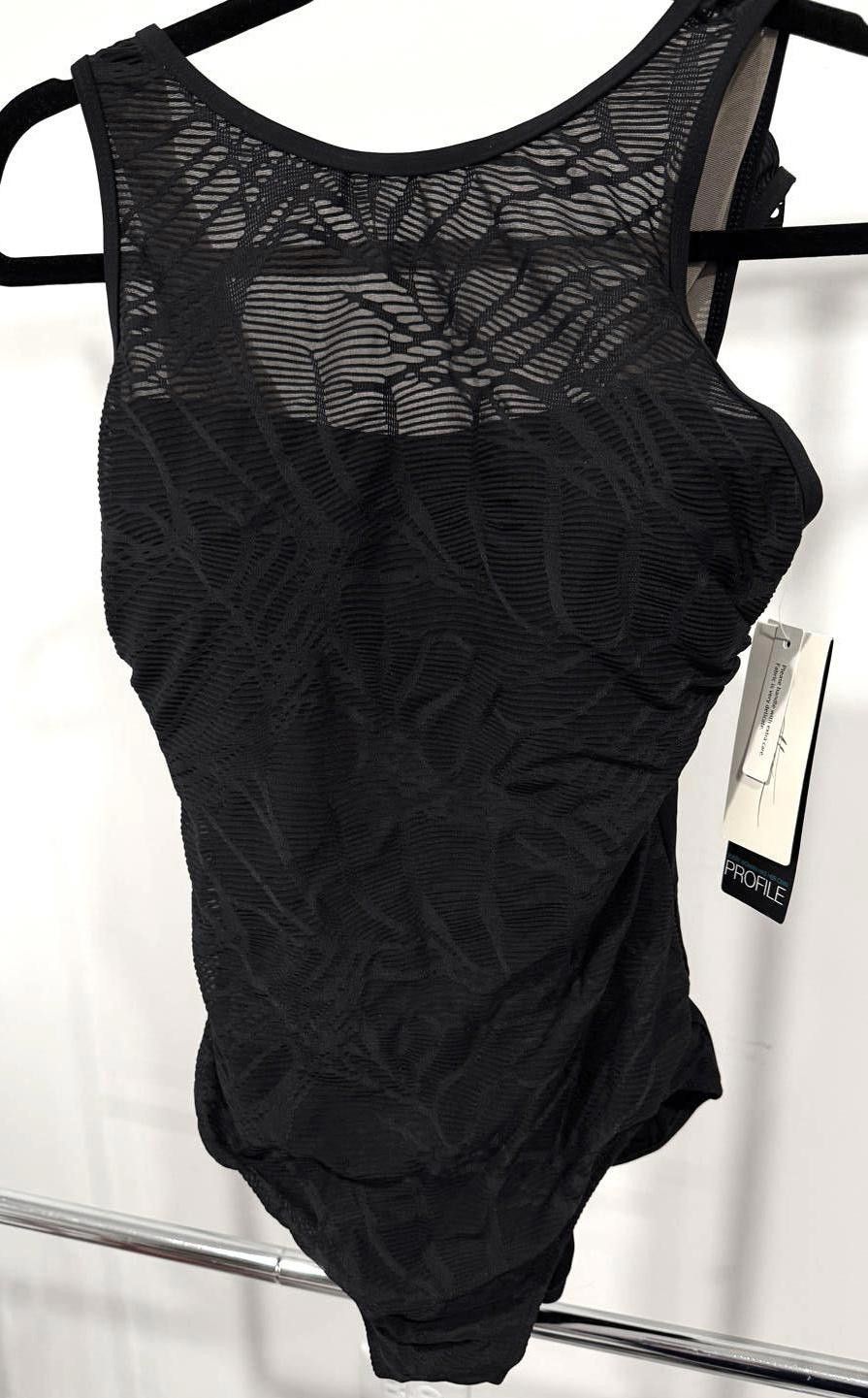 Elegant Black Swimwear - Profile Brand Size 12