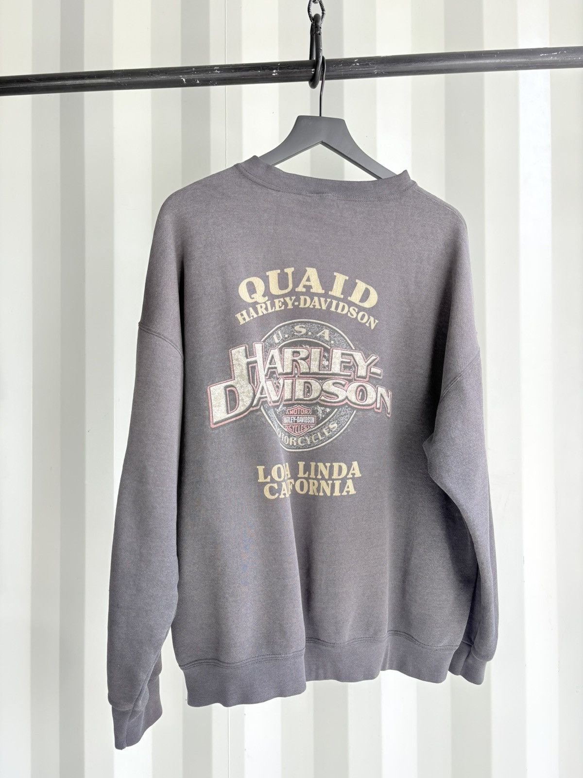 Harley Davidson Thrashed Sun Faded Shirt Distressed Band Tee Erd grunge WCC Size US XL / EU 56 / 4 - 3 Thumbnail