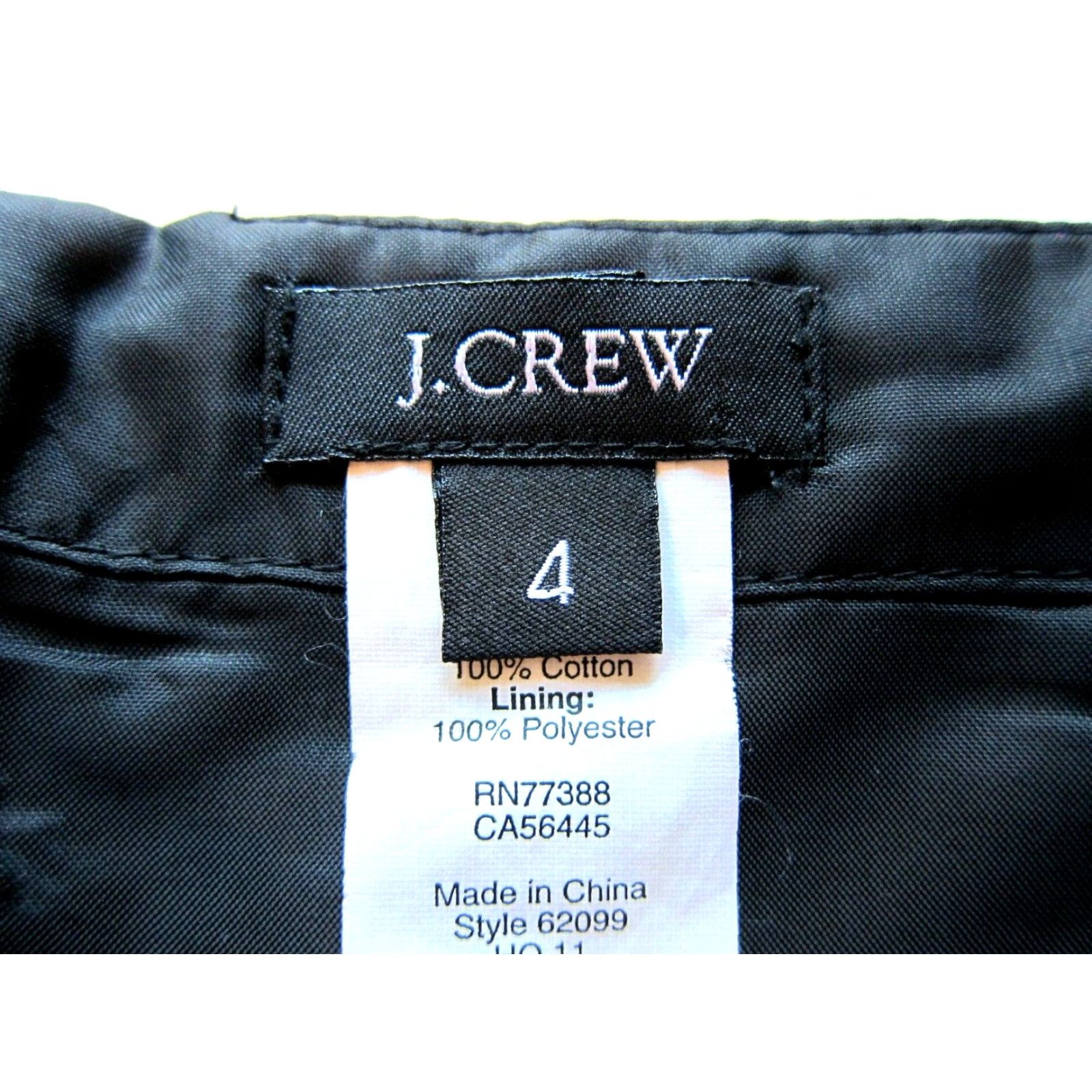 J.Crew J.Crew 100% Cotton Floral Strapless Fit Flare Dress 4 Sleeveless Grey Yellow Ivory Pockets Knee Length Back Zipper Lined Women Size S / US 4 / IT 40 - 3 Thumbnail