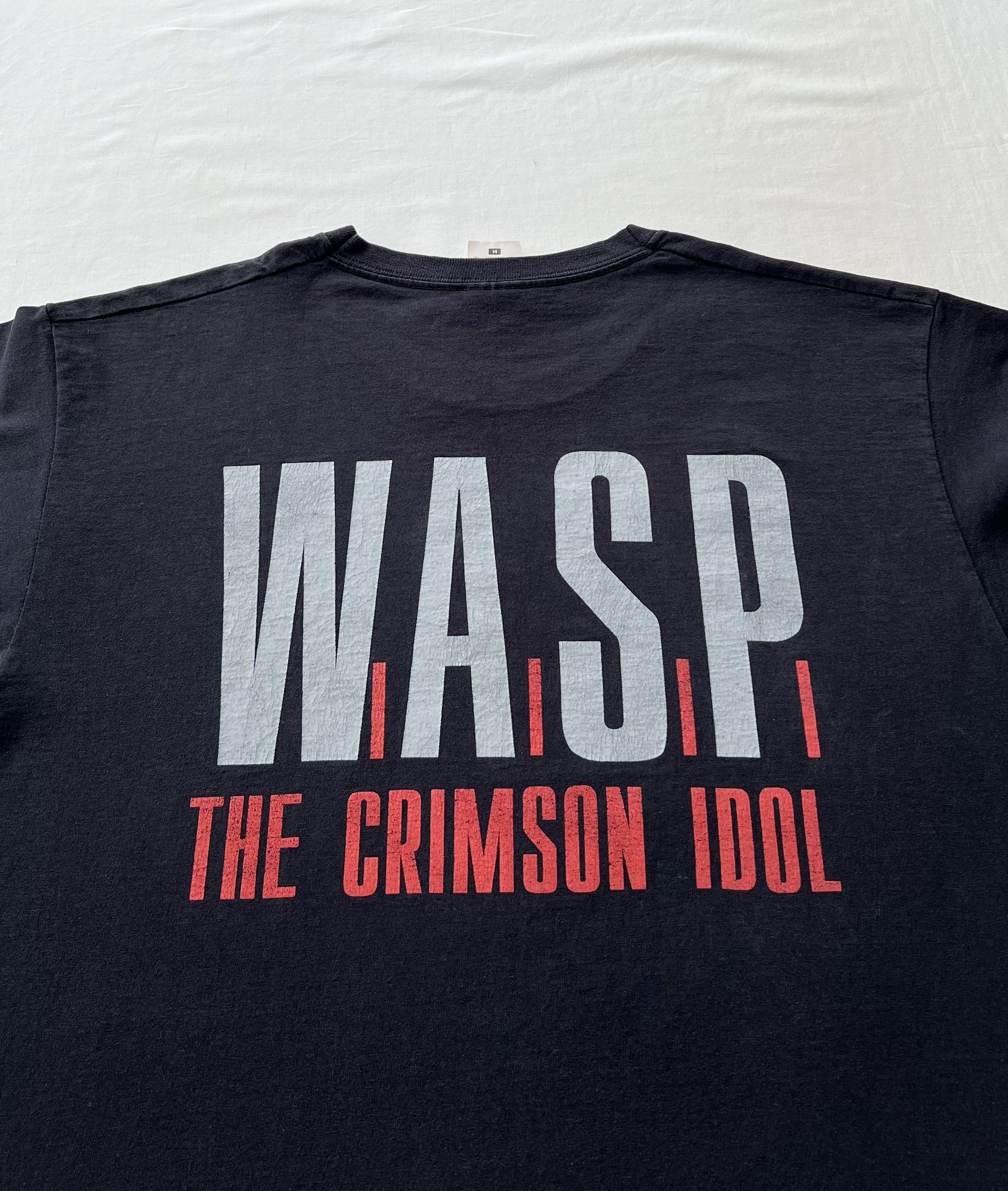 Band Tees Vintage 2000s W.A.S.P. WASP Jesus Heavy Metal Band T-shirt Size US M / EU 48-50 / 2 - 15 Thumbnail