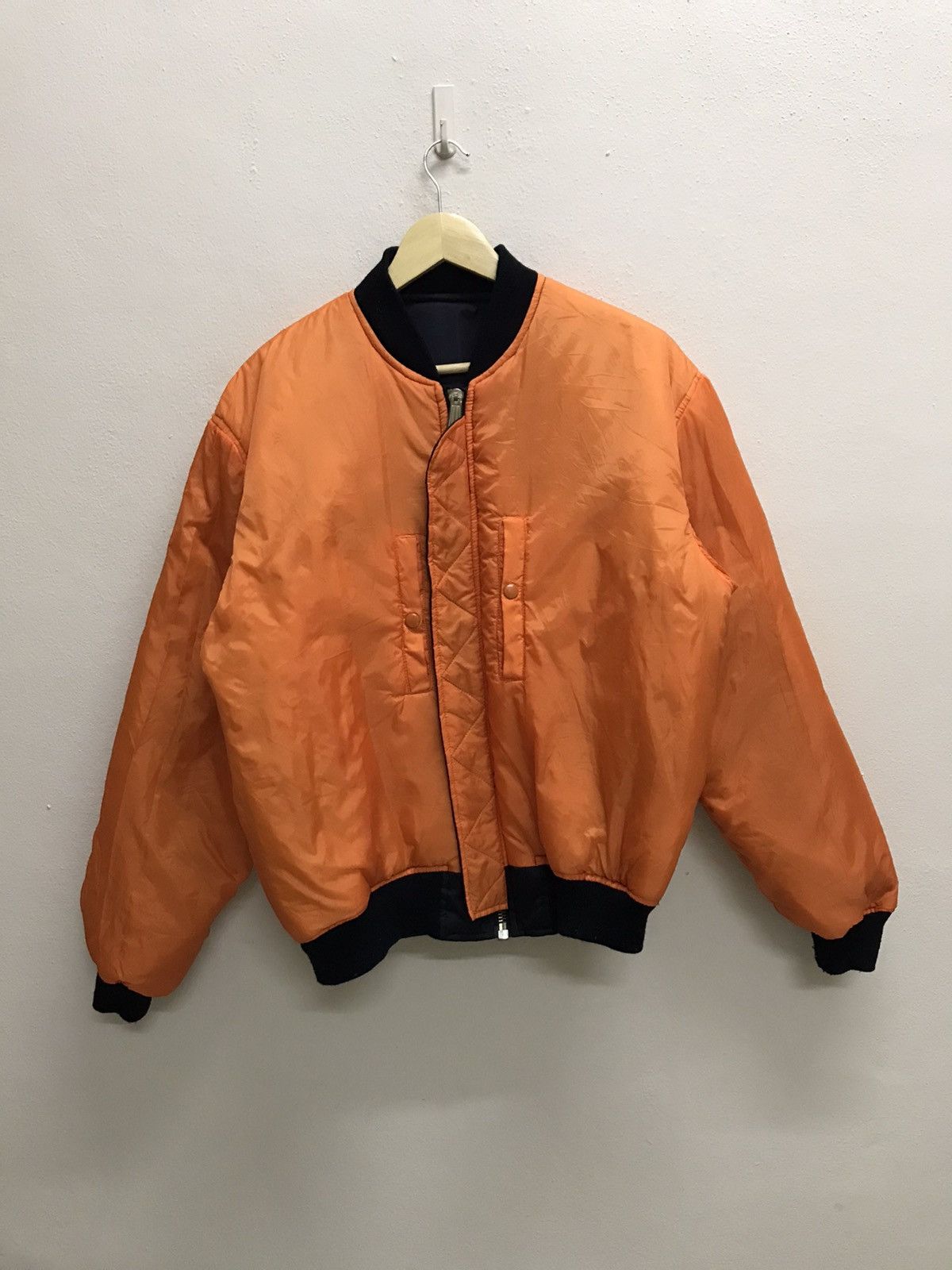 MLB Vintage Malt’s Riversible Bomber Jacket Size US XL / EU 56 / 4 - 6 Thumbnail