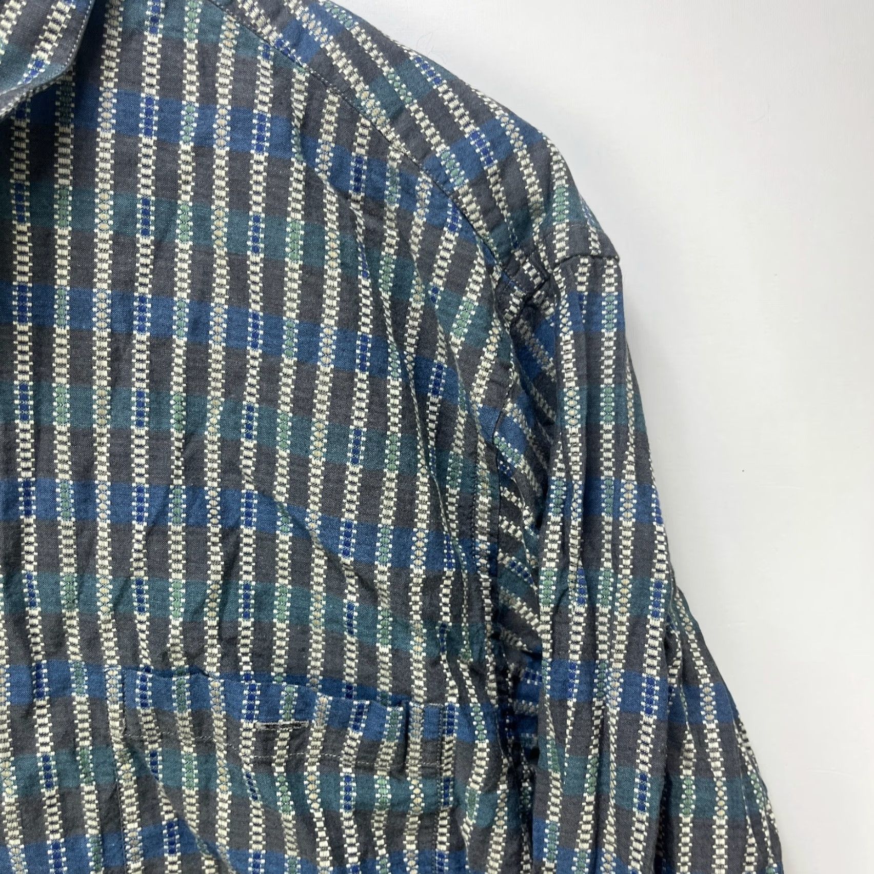 Vintage VINTAGE Wayne Gretzky Button-Up Long Sleeve Shirt M Blue 90s Mens Shirt Size US M / EU 48-50 / 2 - 4 Thumbnail