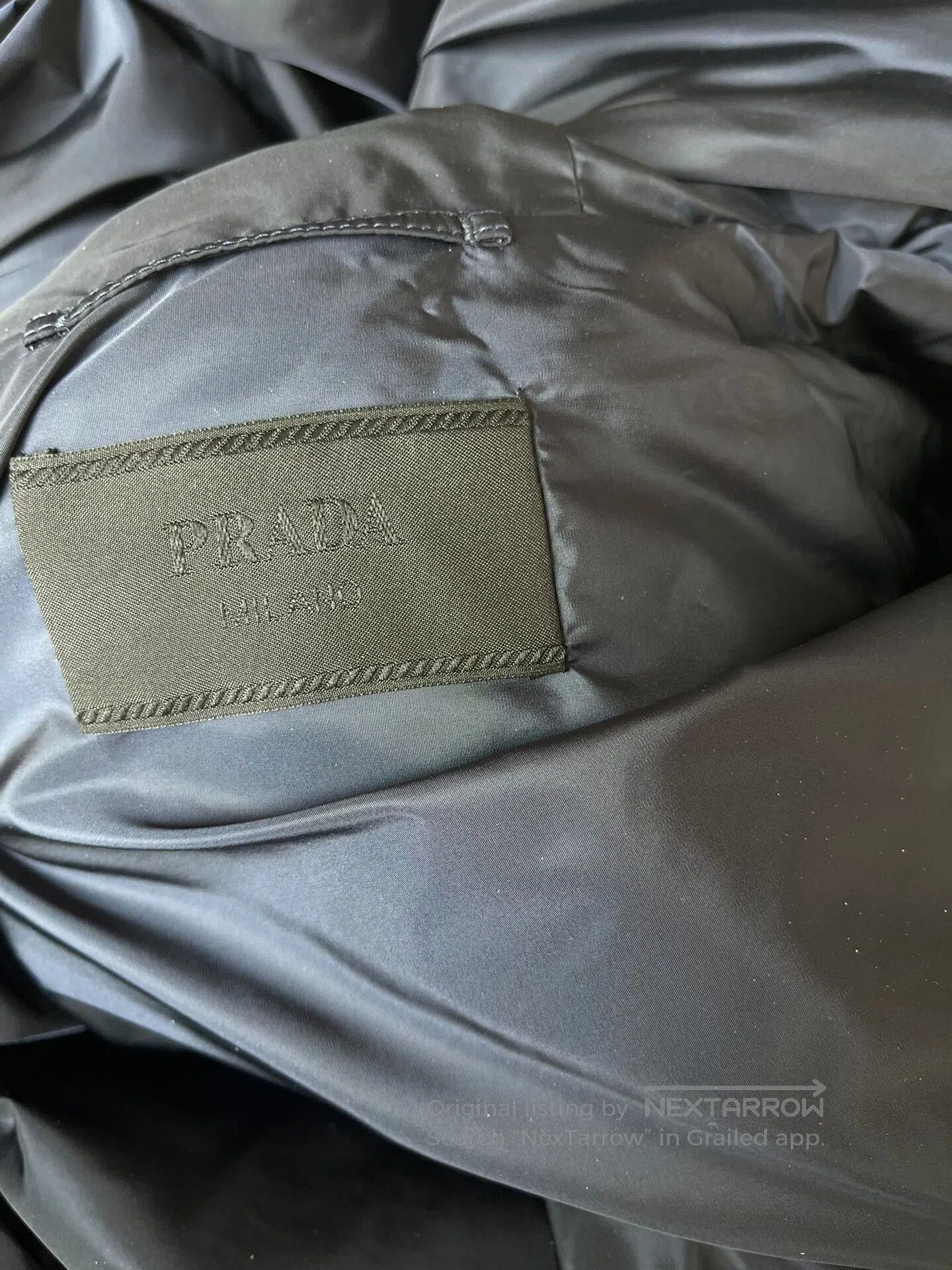 Prada prada corduroy down jacket in navy blue. Size US XXL / EU 58 / 5 - 4 Thumbnail