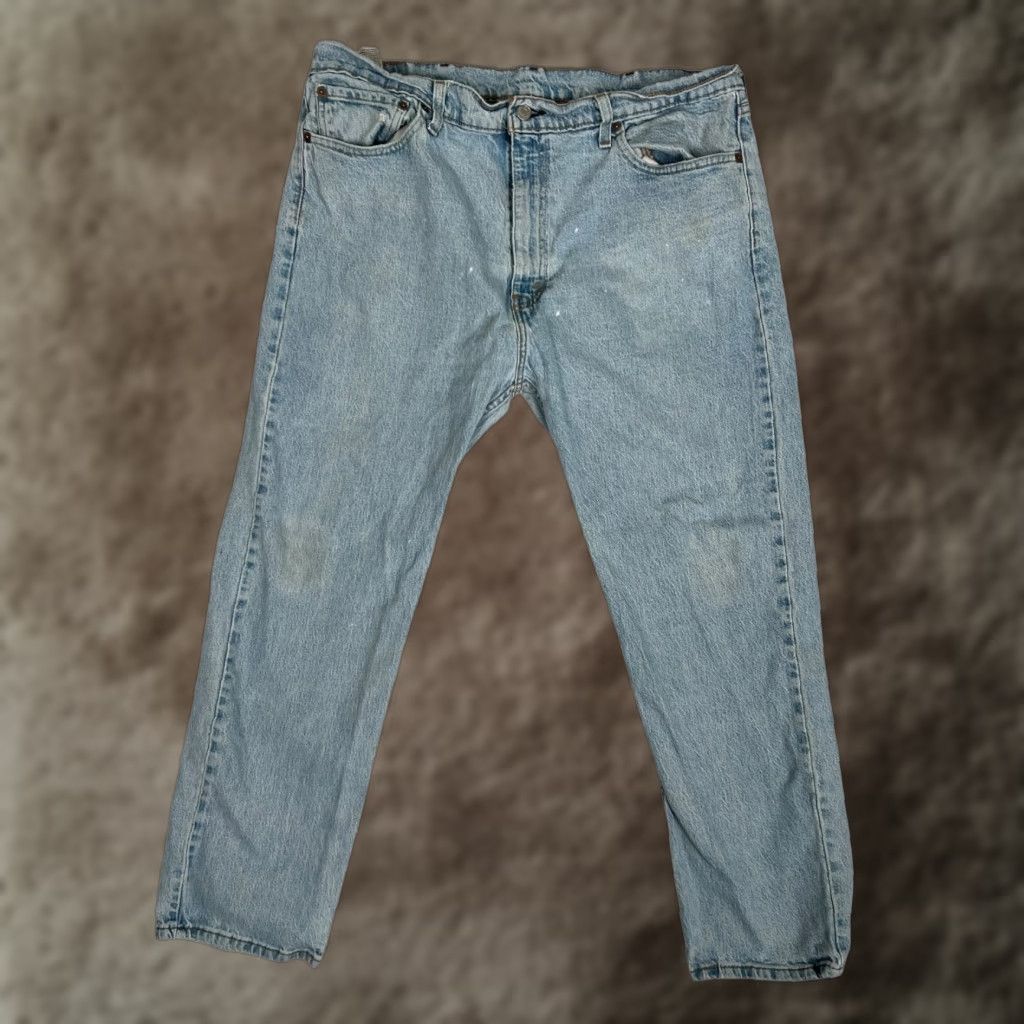Levi's VINTAGE Levi’s 505 Jeans | Levi's | 505 | Blue Denim Jeans 38x30 | 5-Pocket | Regular Fit | Medium Wash | USA 90s | Mexico Size US 38 / EU 54 - 1 Thumbnail