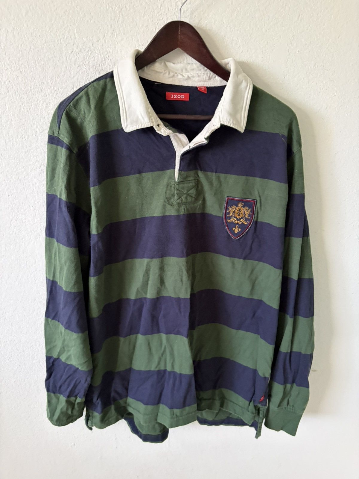 Izod Vintage Rugby Polo Size US L / EU 52-54 / 3 - 1 Thumbnail
