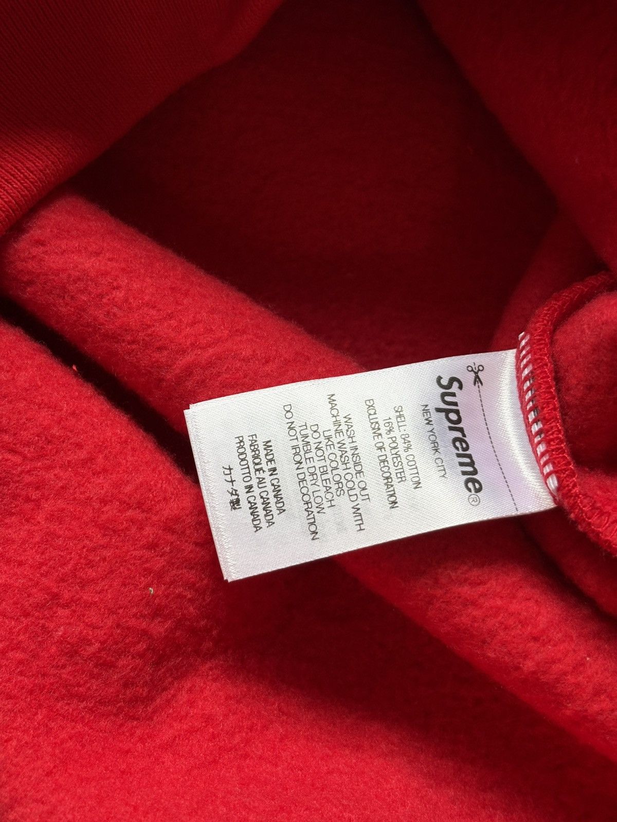 Supreme Supreme Collegiate Half Zip Pullover Red FW24 Size US L / EU 52-54 / 3 - 12 Thumbnail