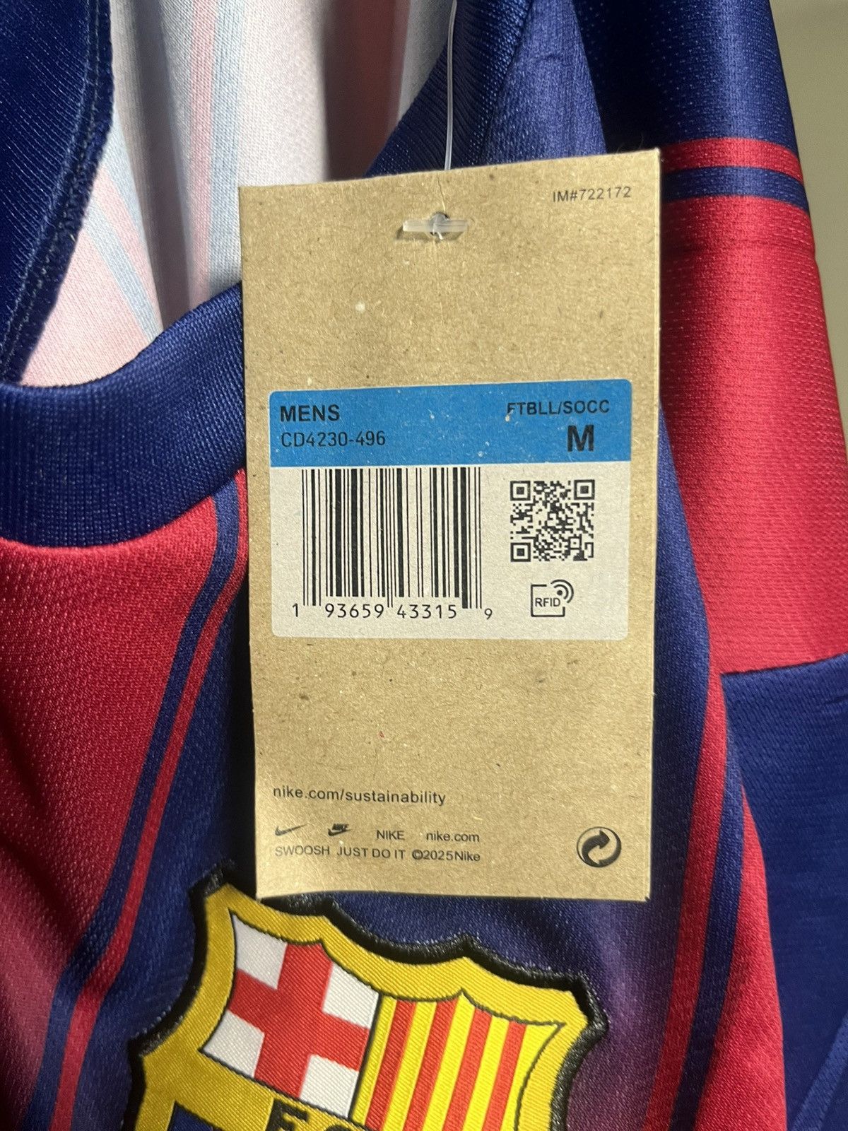Nike FC BARCELONA 25/26 Champions League Home Kit Size US M / EU 48-50 / 2 - 5 Thumbnail