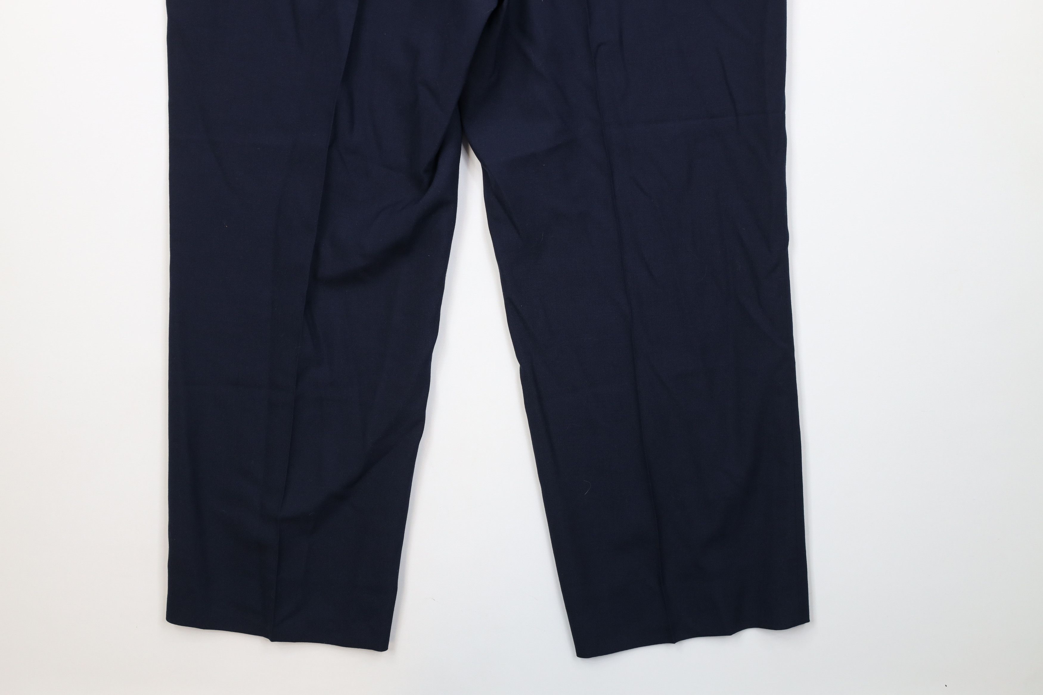 Vintage Vintage 70s Streetwear Wool Knit Wide Leg Chino Pants USA Size US 36 / EU 52 - 14 Thumbnail