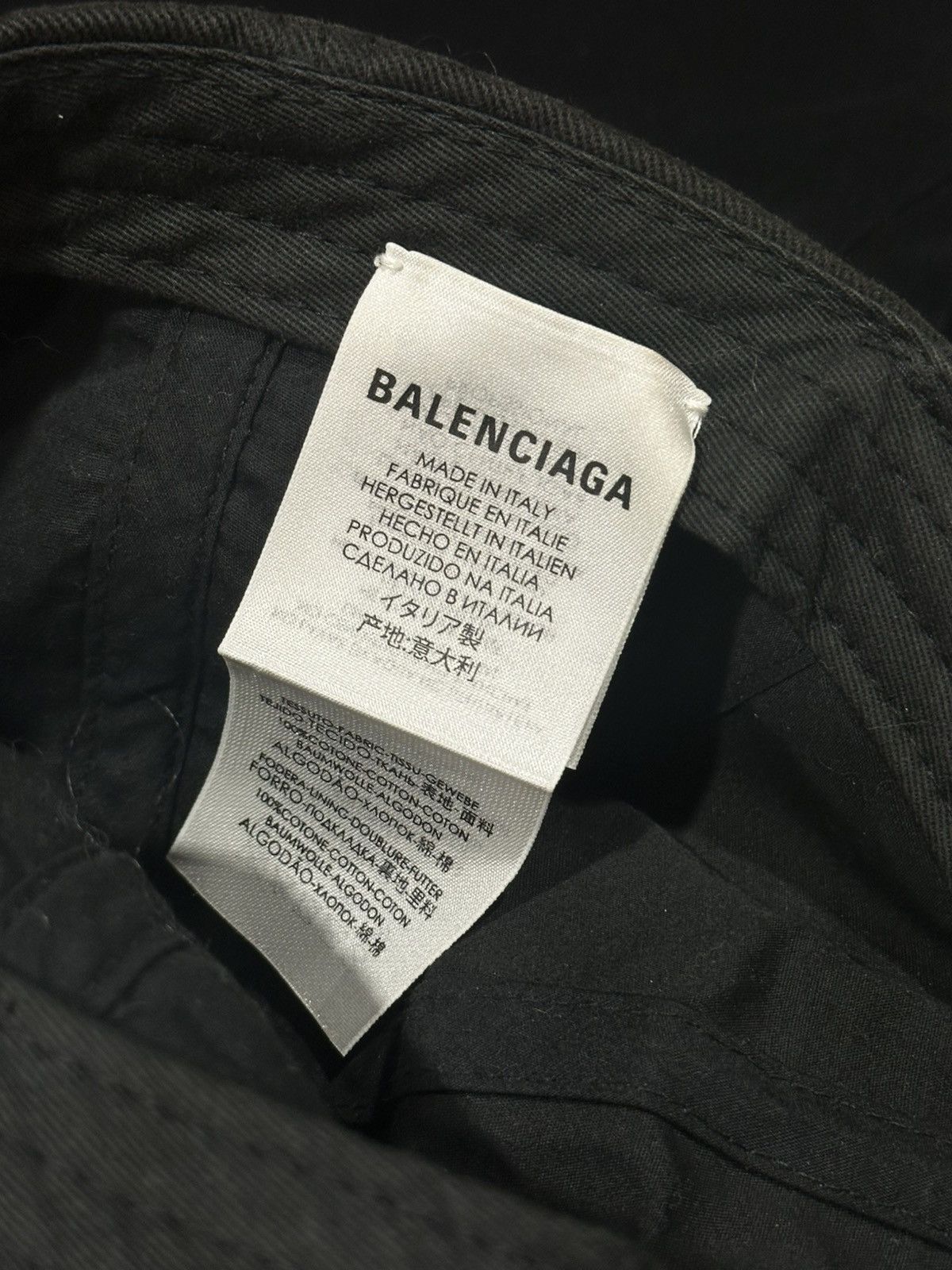 Balenciaga balenciaga logo hat Size ONE SIZE - 4 Thumbnail