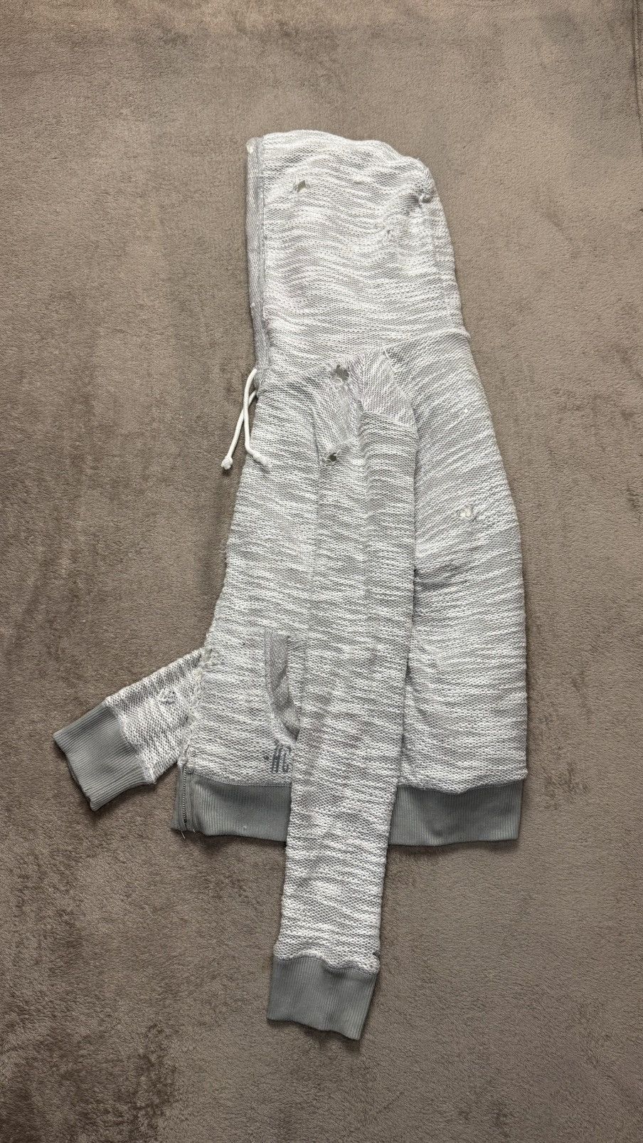 Japanese Brand Distressed Faux Fur Zip Hood ifsixwasnine LGB balenciaga Size US M / EU 48-50 / 2 - 4 Thumbnail