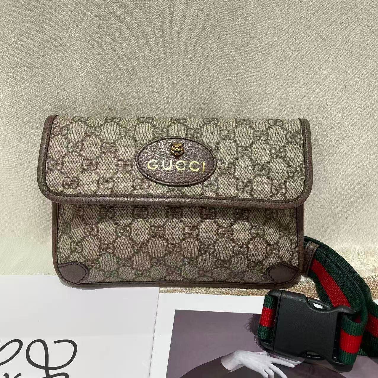 Gucci Neo Vintage Gg Canvas Messenger Bag in Brown, Men's