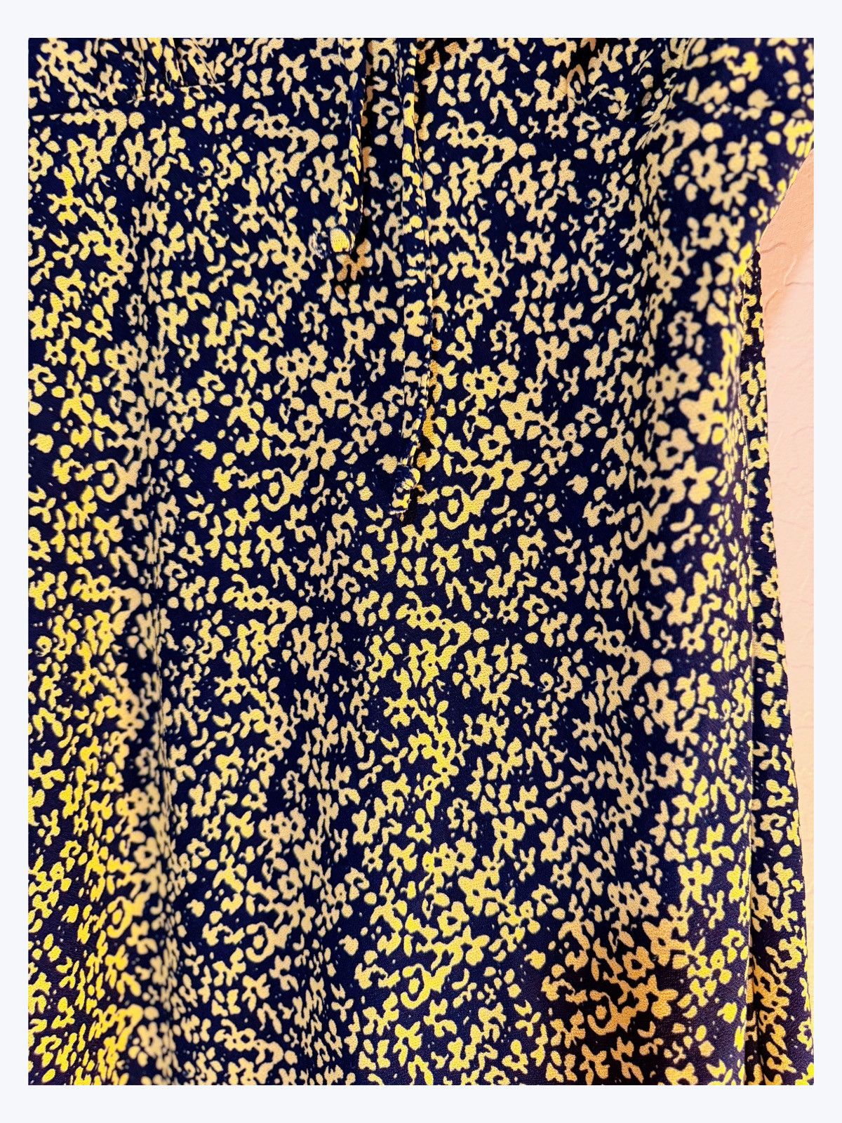 Other Wednesday’s Girl Yellow Floral Print Mini Dress Size M / US 6-8 / IT 42-44 - 2 Thumbnail
