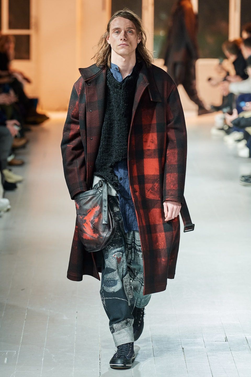 Yohji Yamamoto Yohji Yamamoto Pour Homme FW20 runway printed pants 