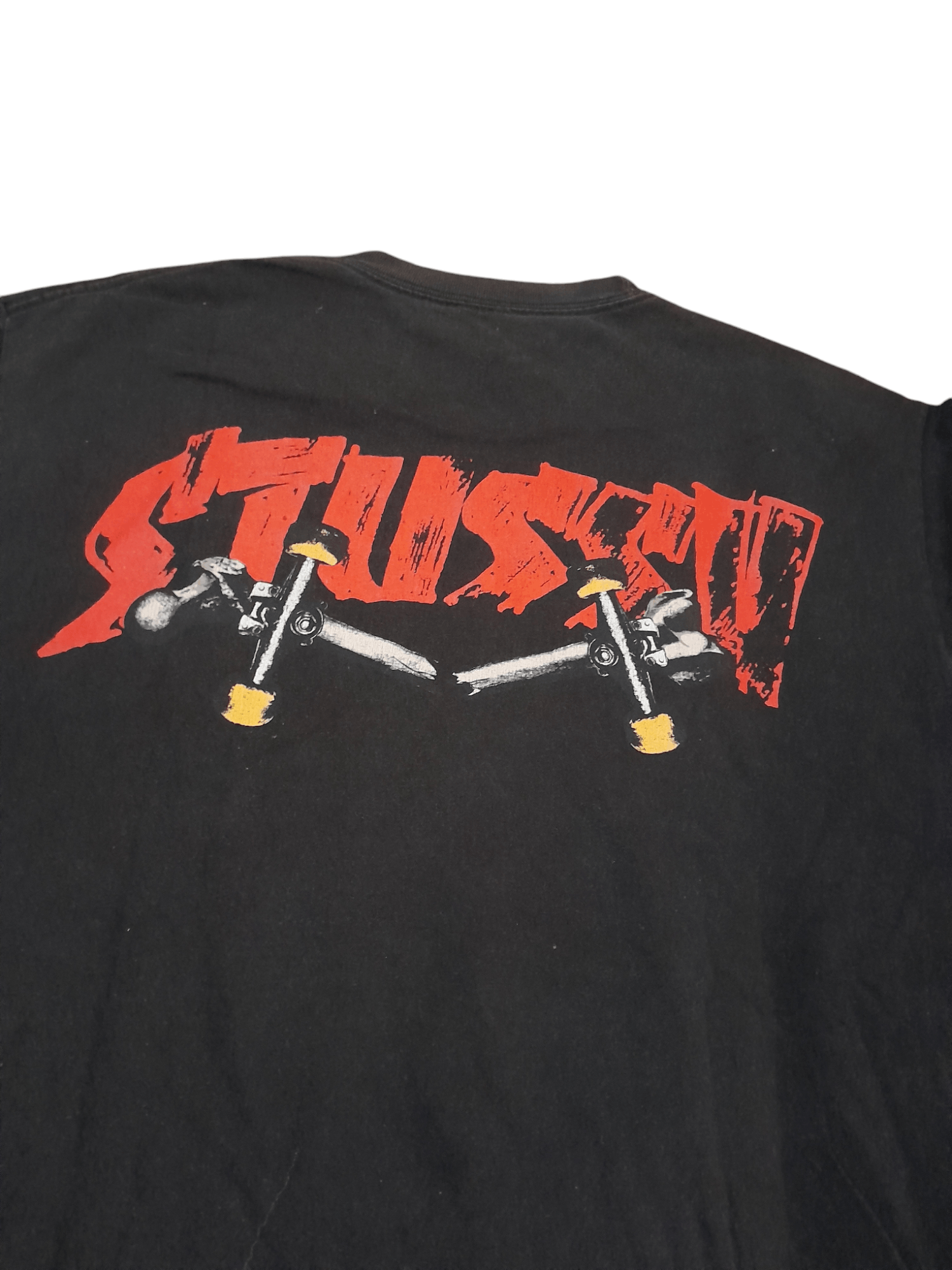 Stussy × Vintage Vintage stussy skatebones tee Size US L / EU 52-54 / 3 - 3 Thumbnail